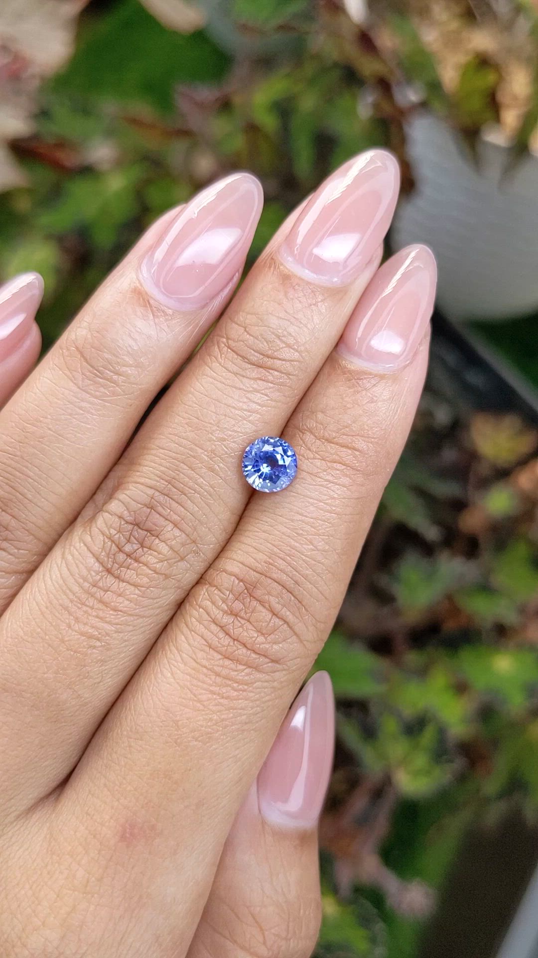 1.22 Ct. Blue Sapphire from Ceylon (Sri Lanka) Size Video