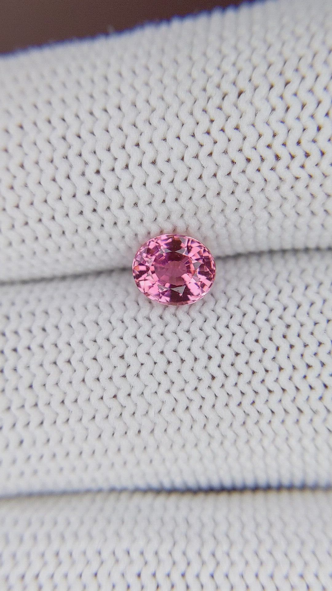 1.01 Ct. Pink Sapphire from Madagascar Size Video