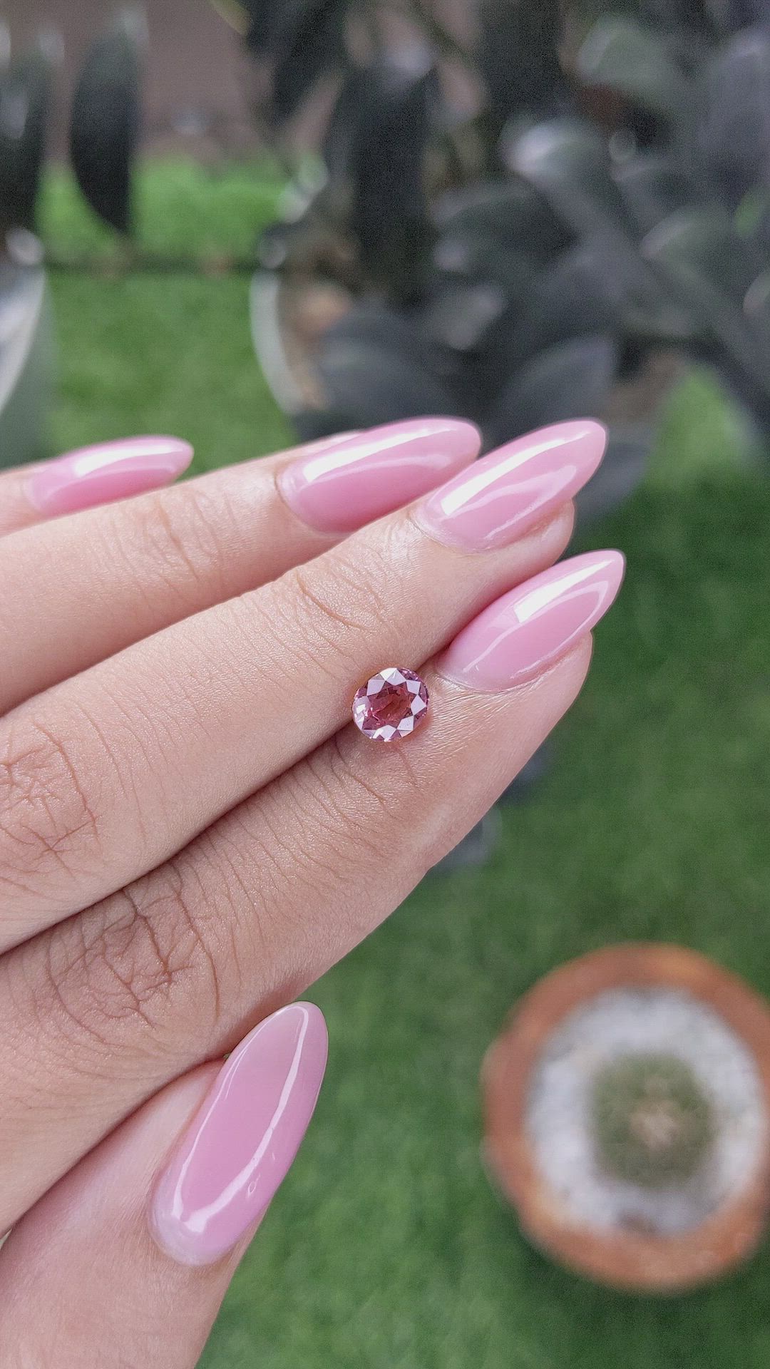 1.01 Ct. Pink Sapphire from Madagascar Size Video