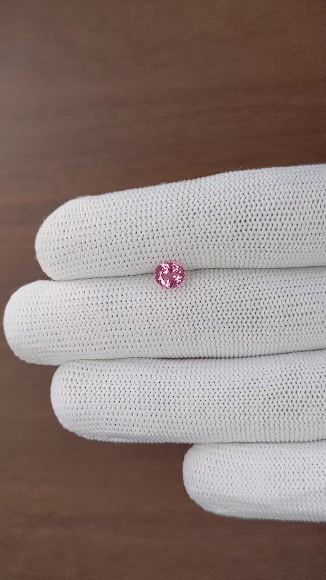 1.01 Ct. Pink Sapphire from Madagascar Size Video
