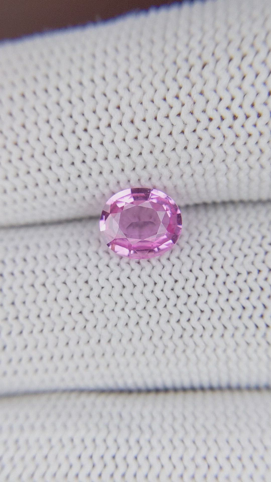 1.36 Ct. Pink Sapphire from Madagascar Size Video