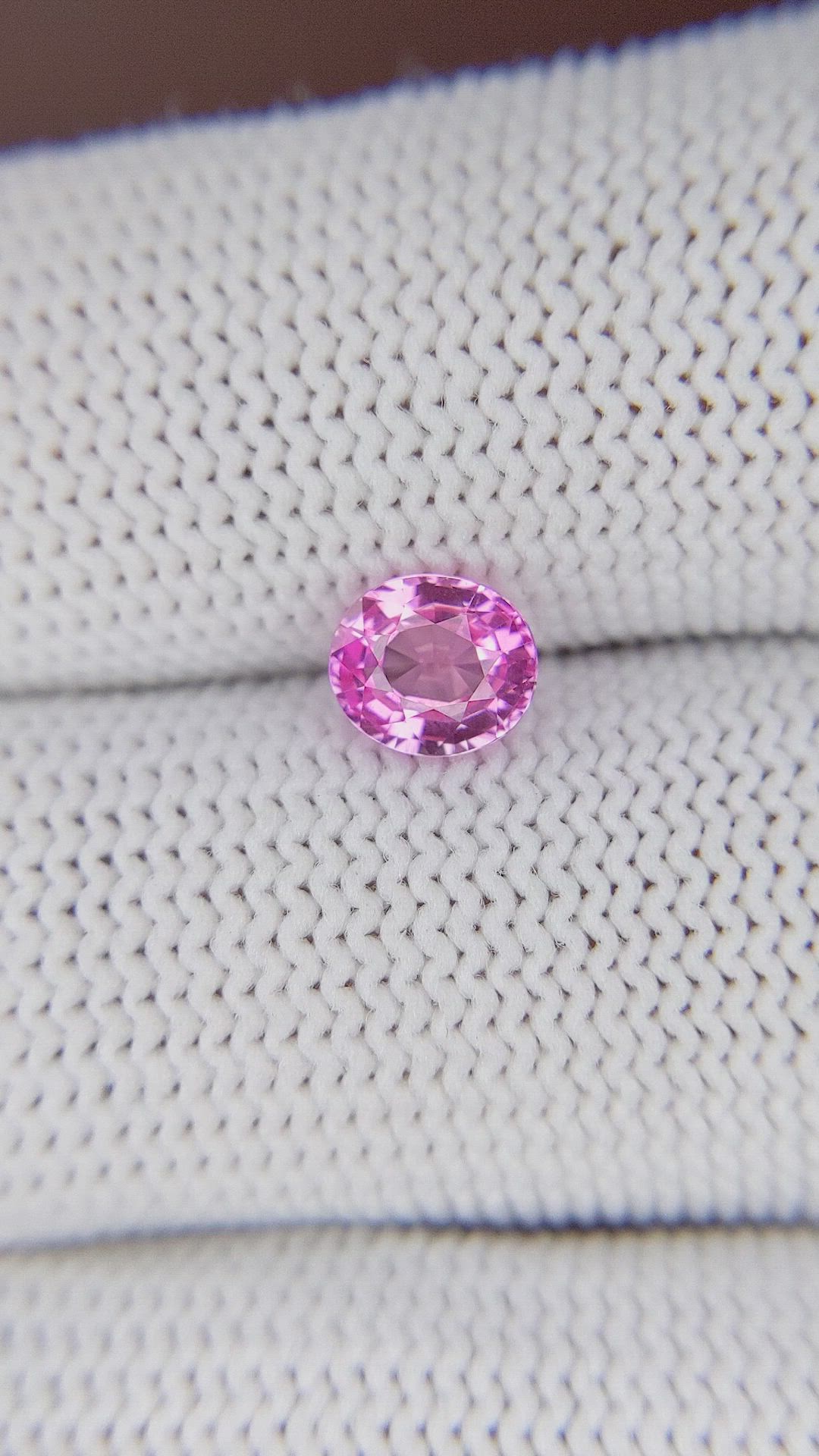 1.05 Ct. Pink Sapphire from Madagascar Size Video