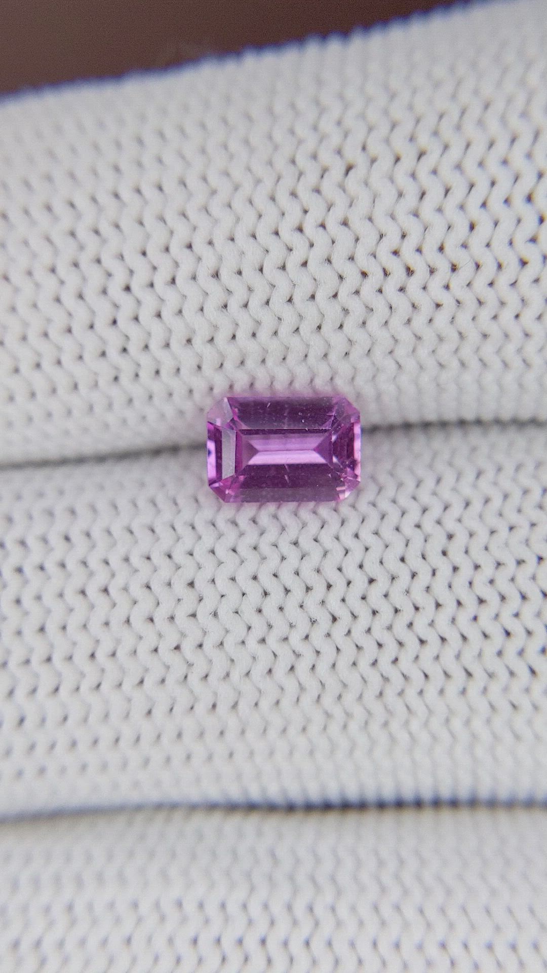 1.20 Ct. Purplish Pink Sapphire from Madagascar Size Video