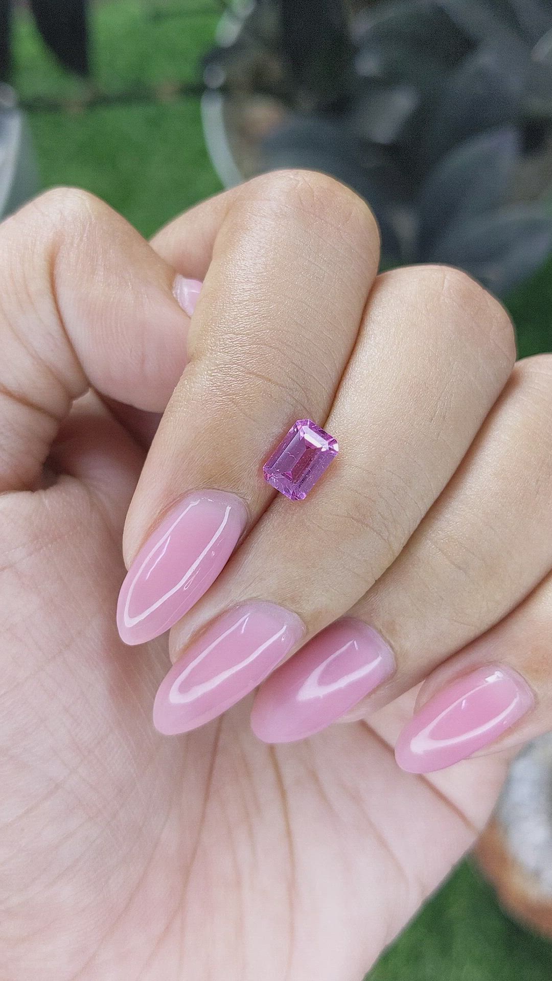 1.20 Ct. Purplish Pink Sapphire from Madagascar Size Video