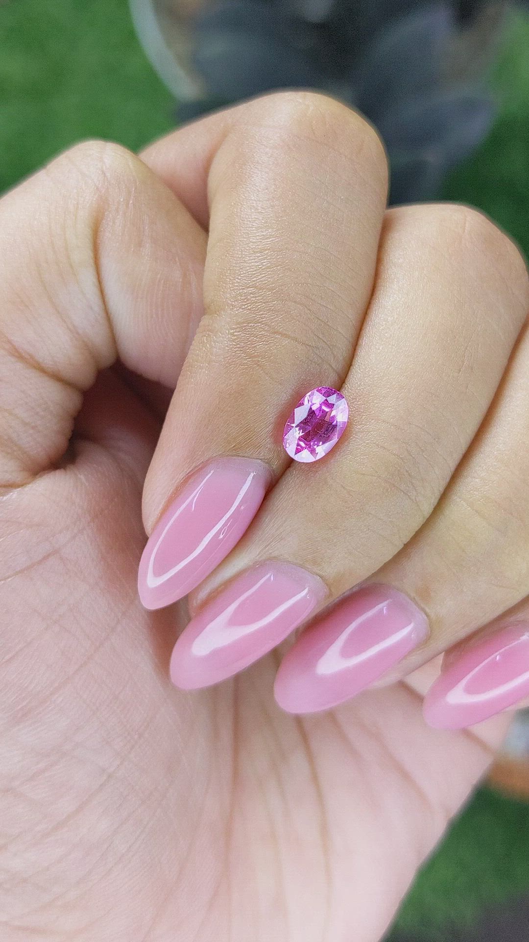 1.01 Ct. Pink Sapphire from Madagascar Size Video