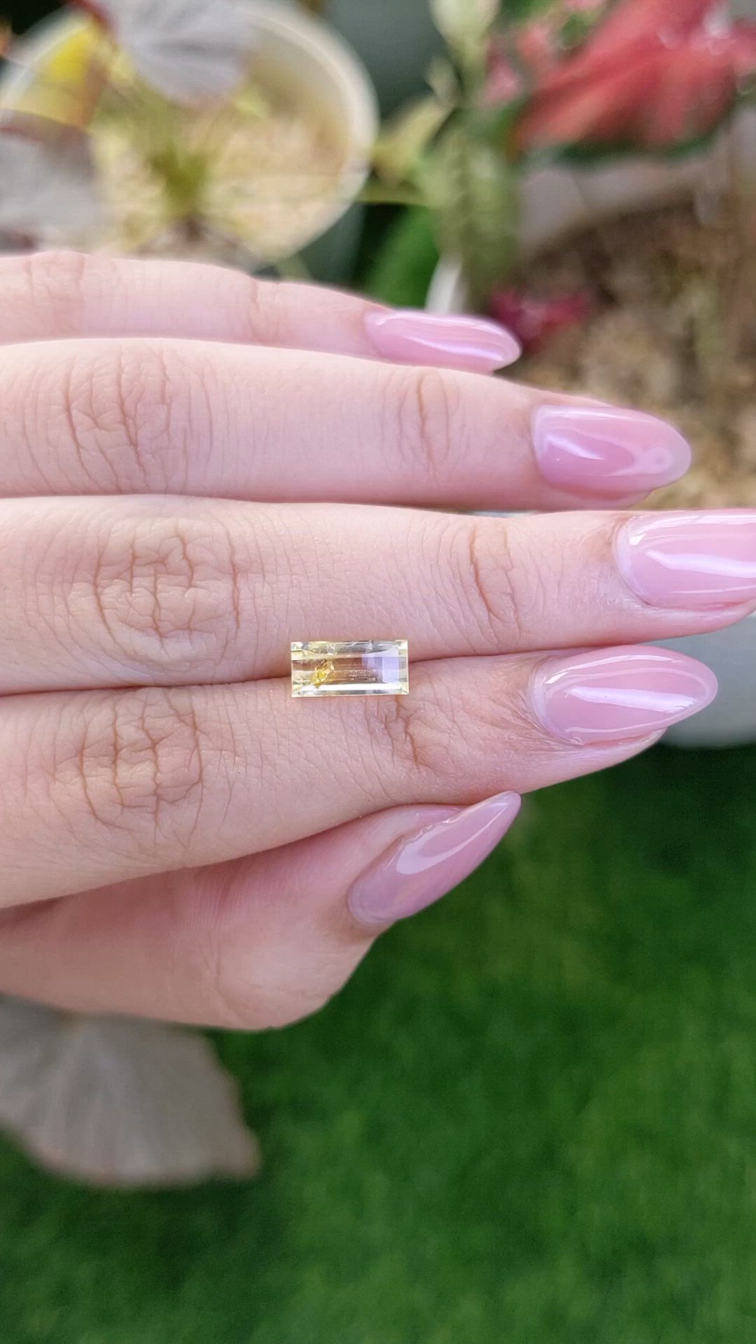 1.88 Ct. Yellow Sapphire from Ceylon (Sri Lanka) Size Video
