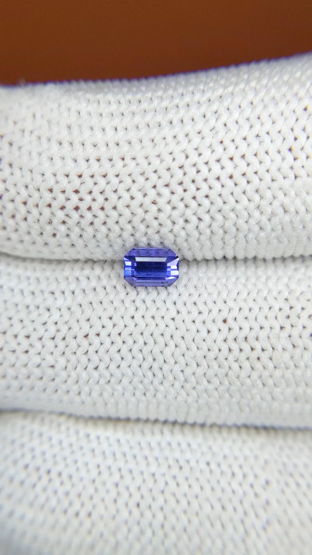 0.61 Ct. Violet Sapphire from Ceylon (Sri Lanka) Size Video