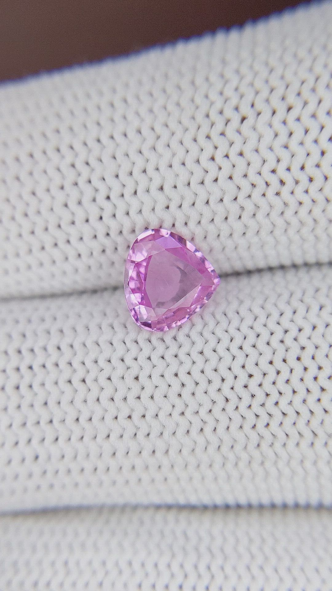 1.20 Ct. Pink Sapphire from Madagascar Size Video