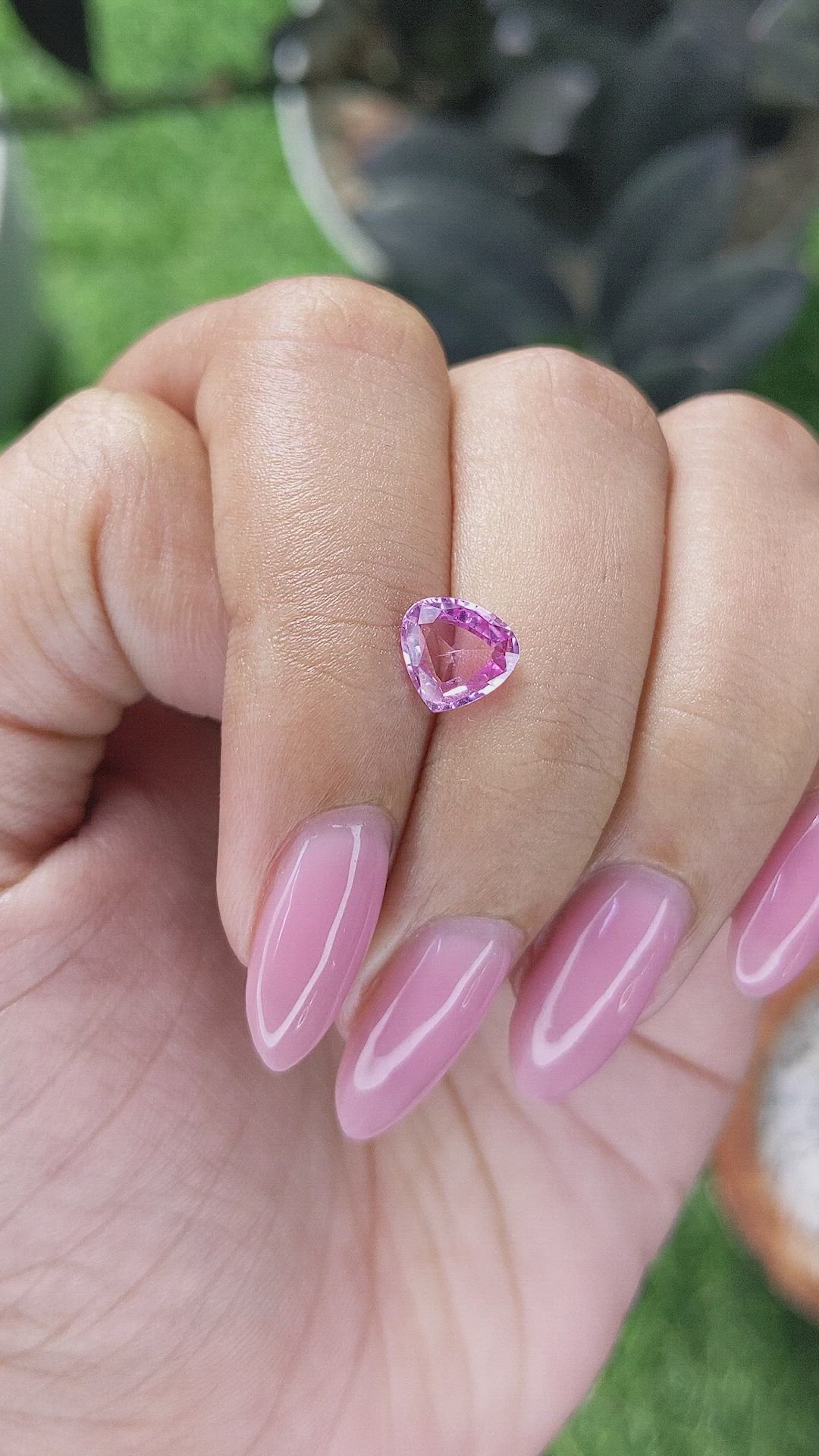 1.20 Ct. Pink Sapphire from Madagascar Size Video