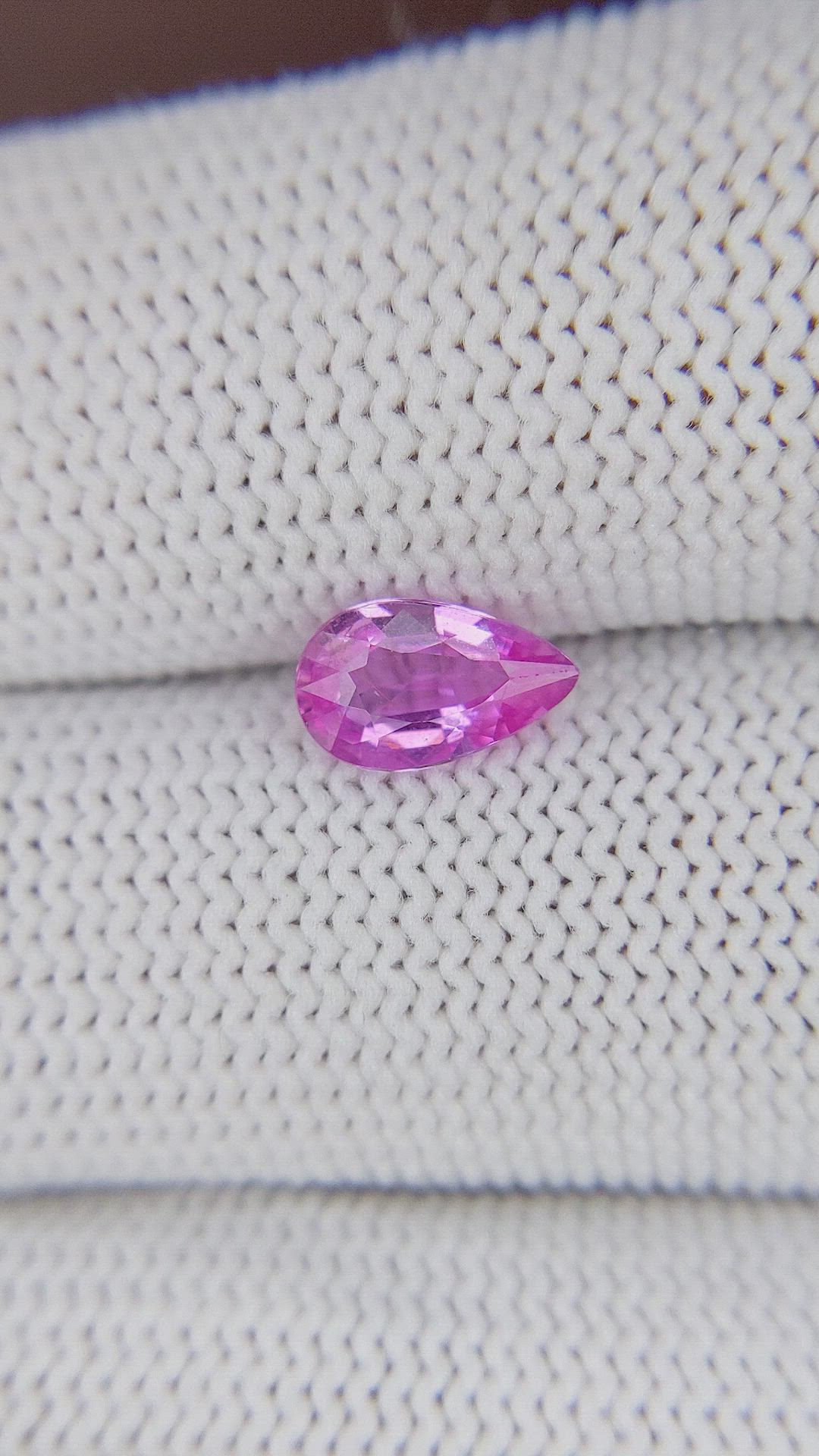 1.09 Ct. Pink Sapphire from Madagascar Size Video