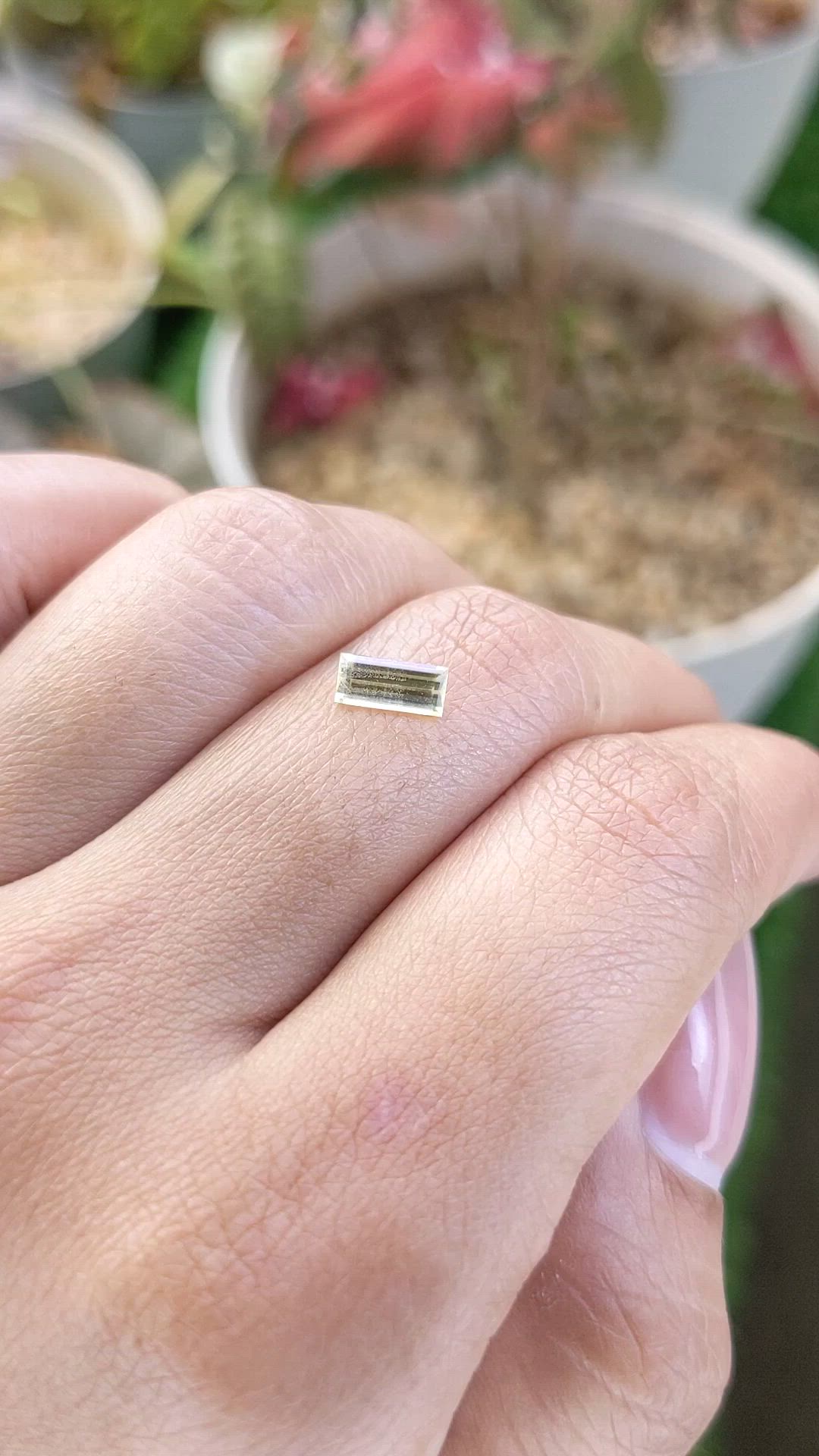 0.73 Ct. Yellow Sapphire from Ceylon (Sri Lanka) Size Video
