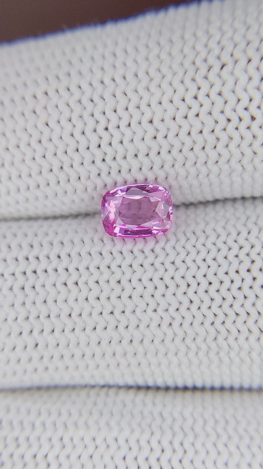 1.03 Ct. Pink Sapphire from Madagascar Size Video