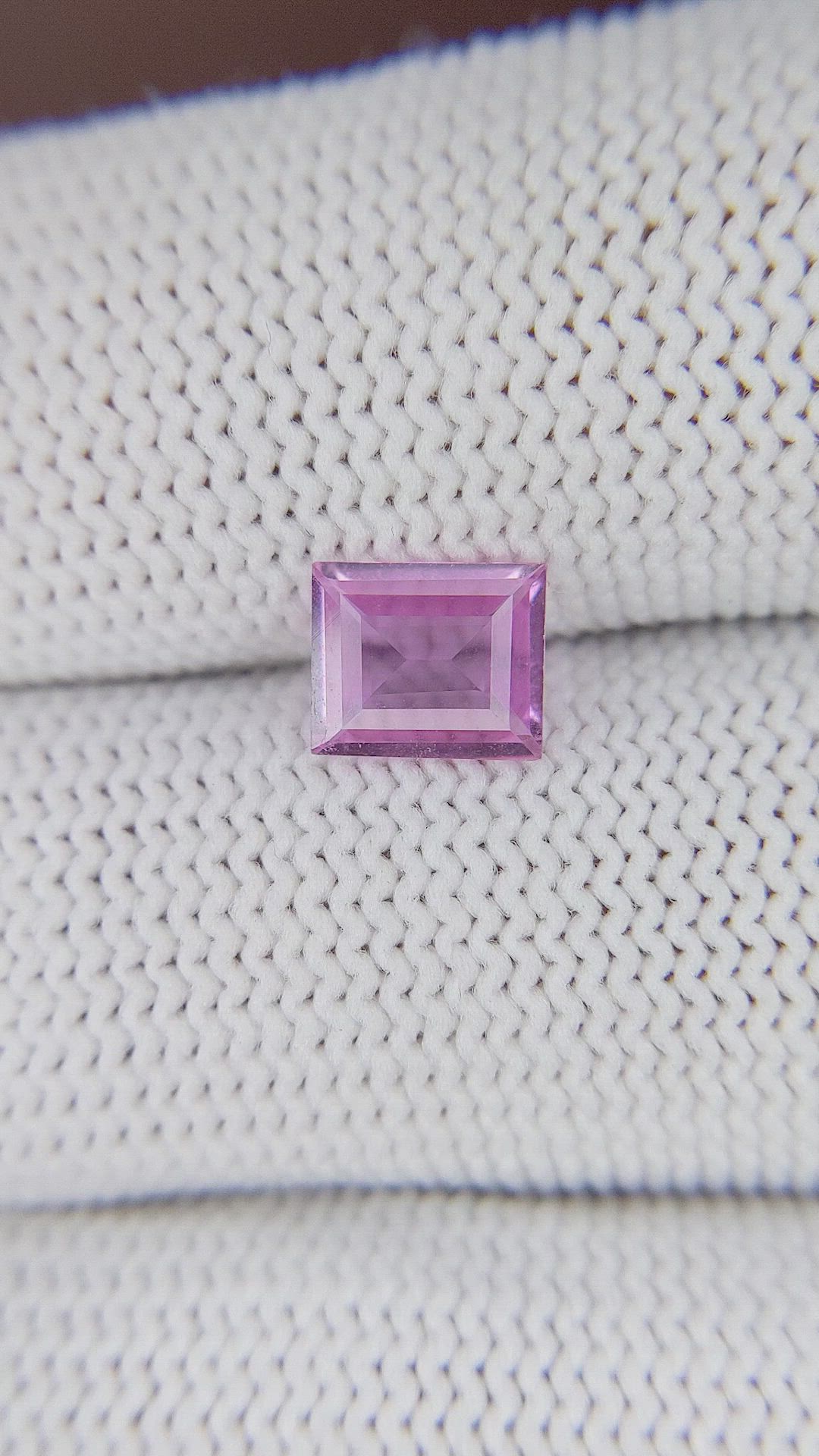 1.09 Ct. Pink Sapphire from Madagascar Size Video
