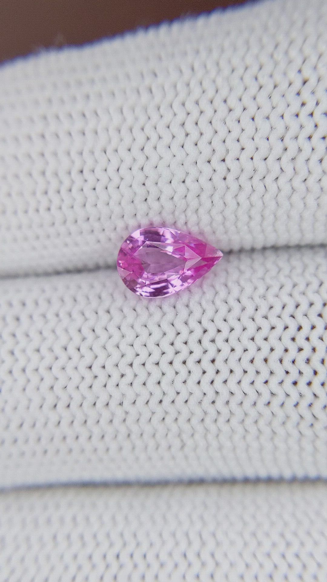 1.08 Ct. Pink Sapphire from Madagascar Size Video