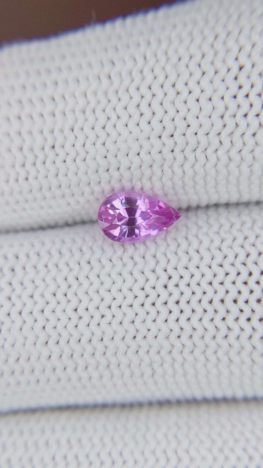 0.89 Ct. Pinkish Purple Sapphire from Madagascar Size Video