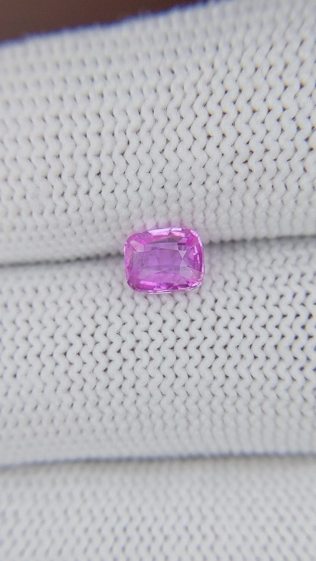 0.95 Ct. Pink Sapphire from Madagascar Size Video