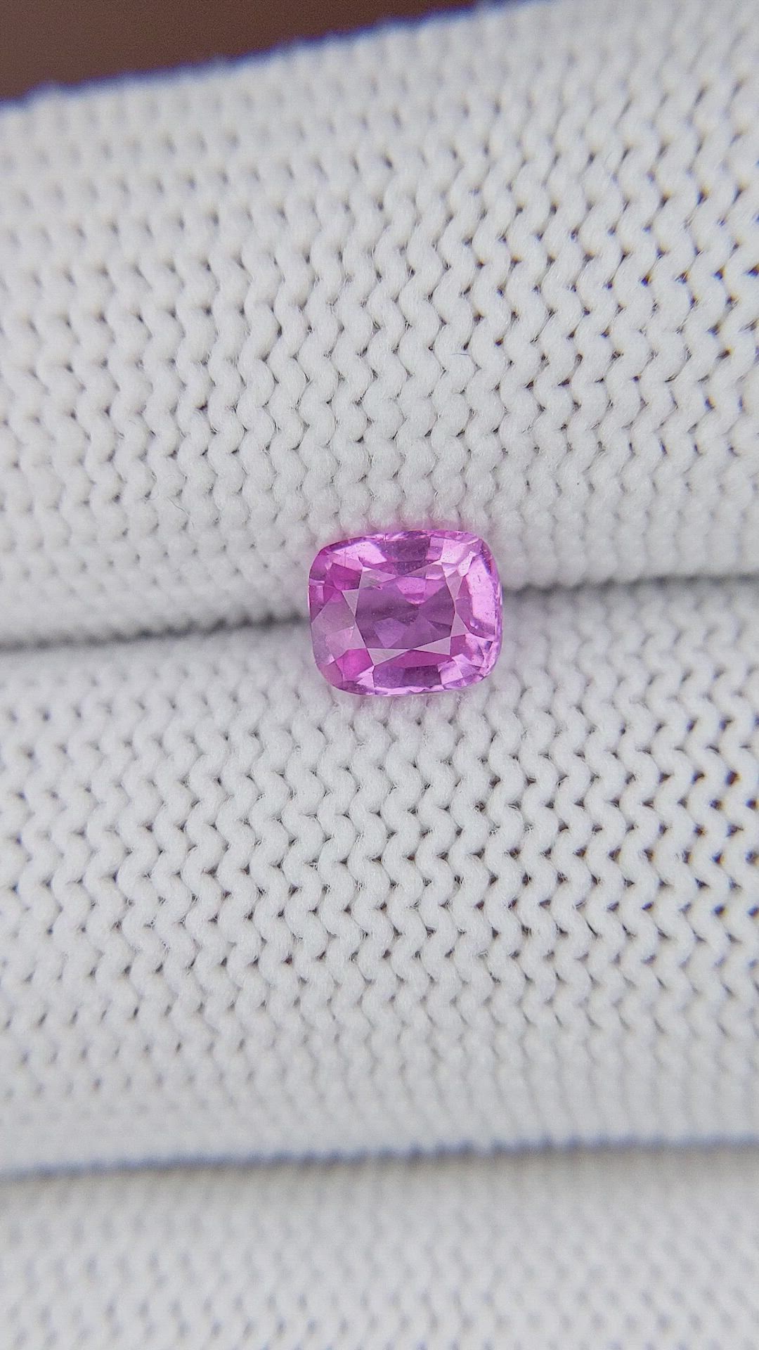 0.91 Ct. Purplish Pink Sapphire from Madagascar Size Video