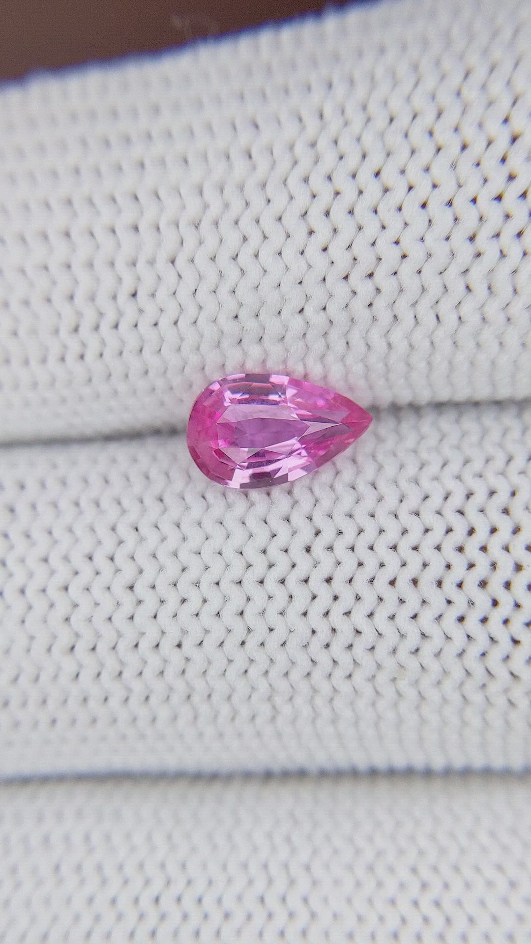 1.12 Ct. Pink Sapphire from Madagascar Size Video