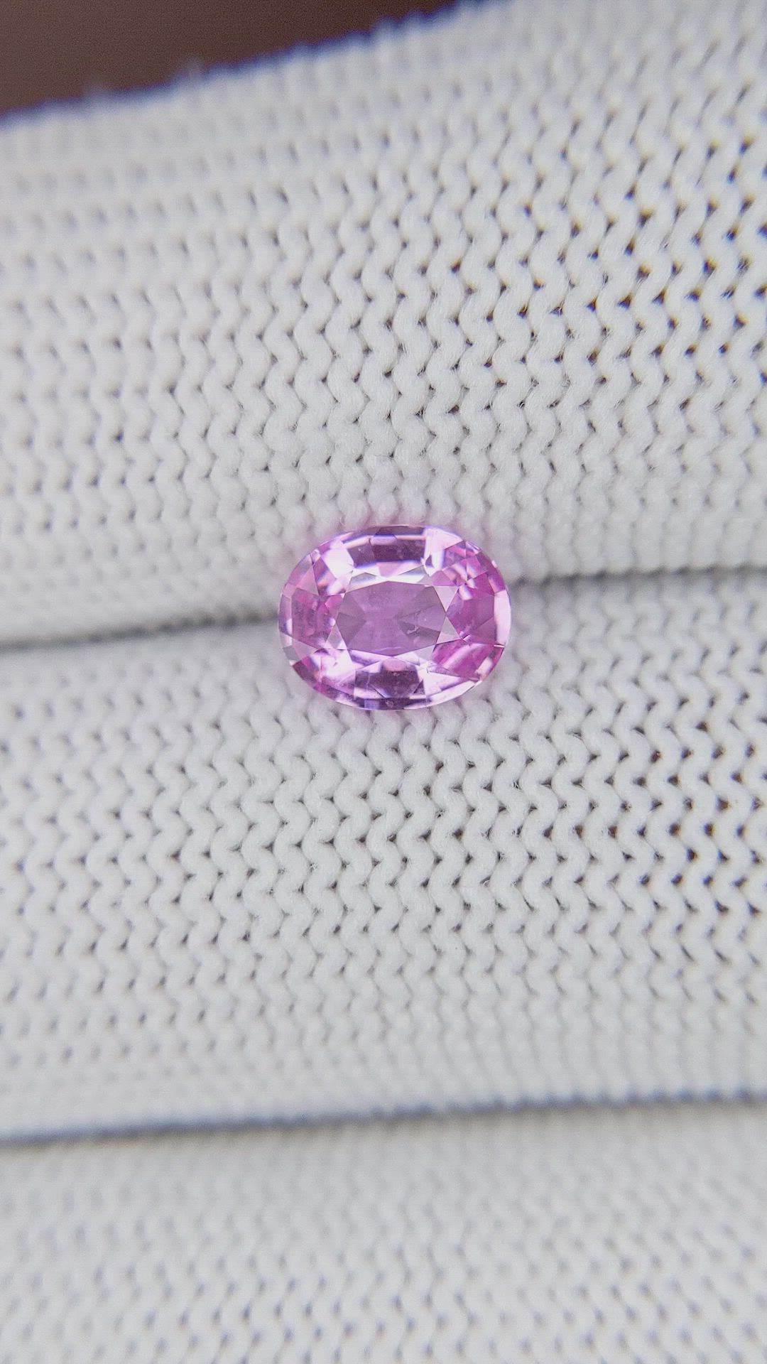 1.26 Ct. Pink Sapphire from Madagascar Size Video