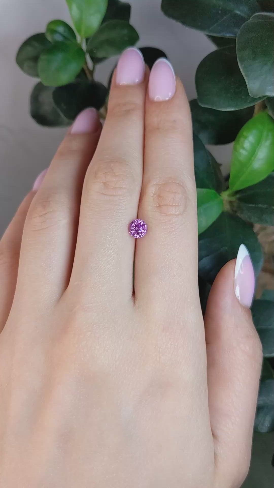 1.16 Ct. Pink Sapphire from Madagascar Size Video