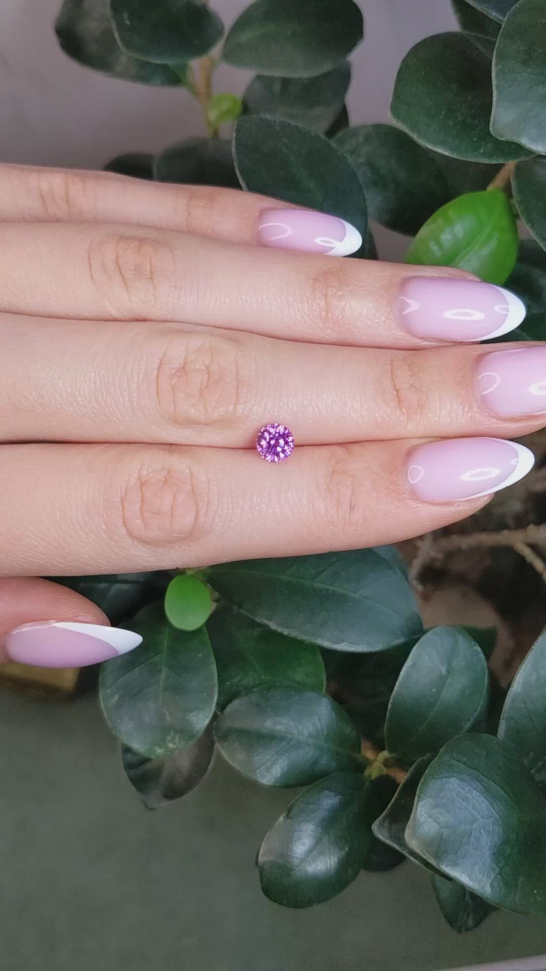 1.16 Ct. Pink Sapphire from Madagascar Size Video