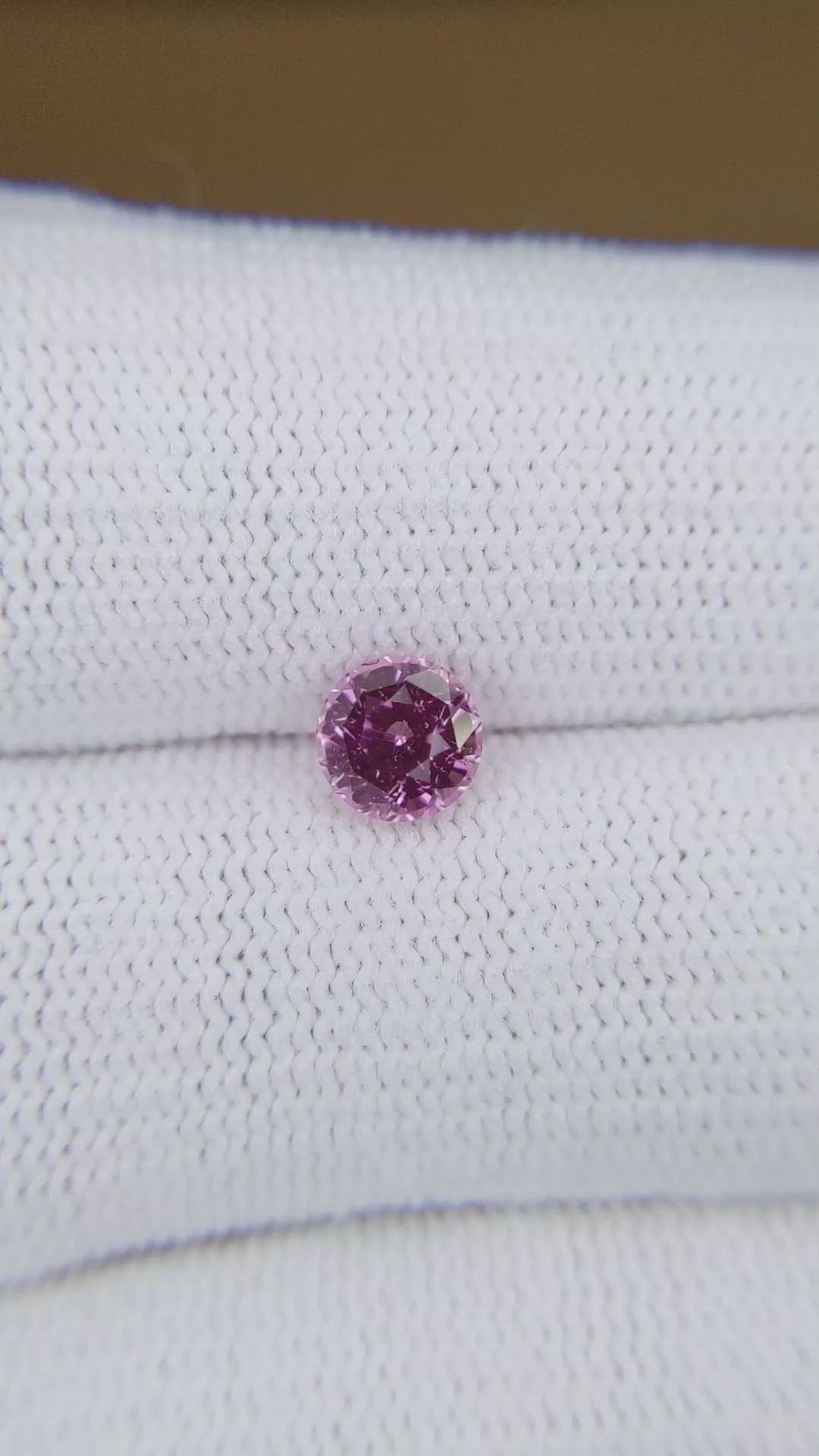 1.16 Ct. Pink Sapphire from Madagascar Size Video