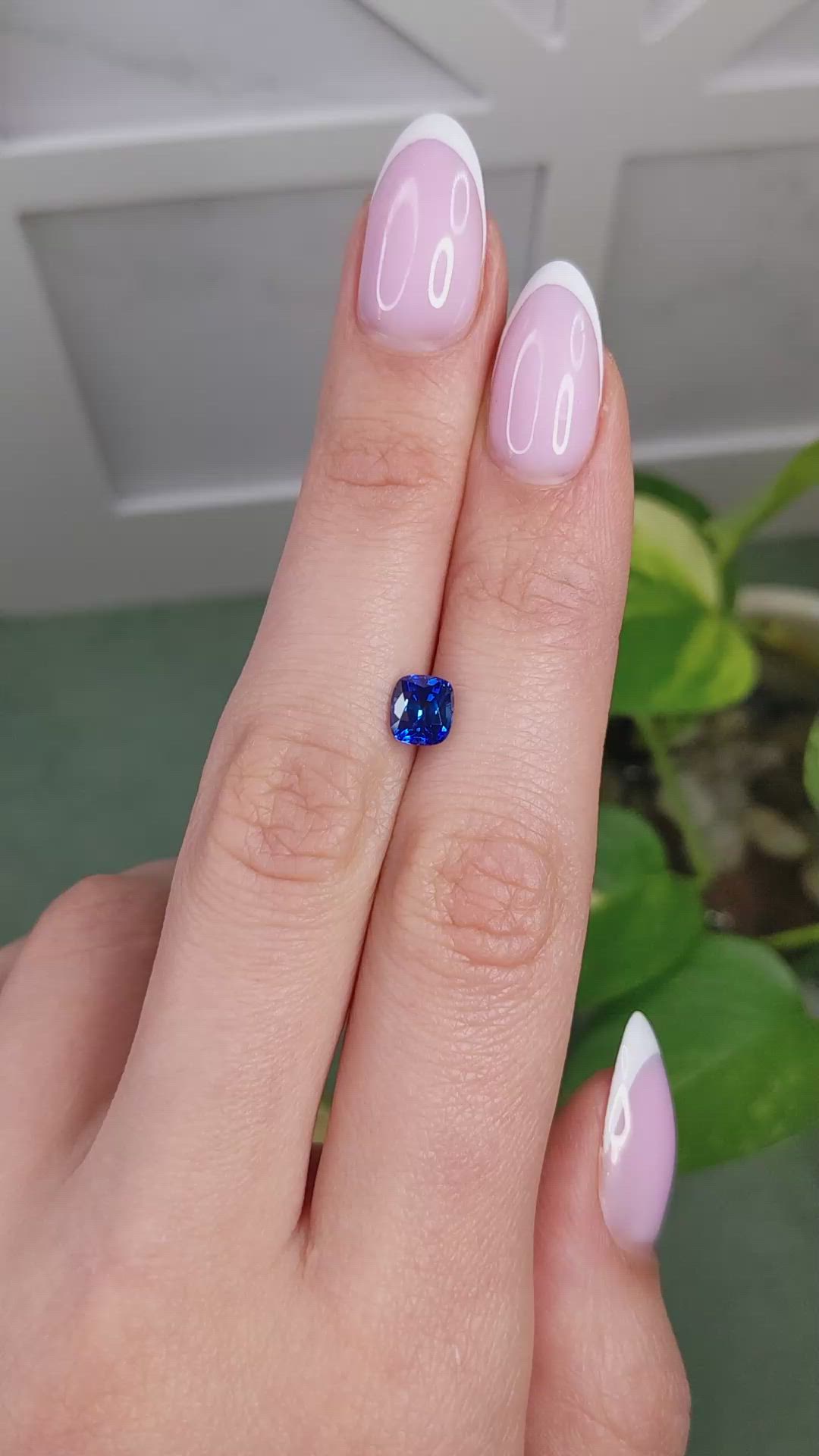 1.32 Ct. Blue Sapphire from Ceylon (Sri Lanka) Size Video