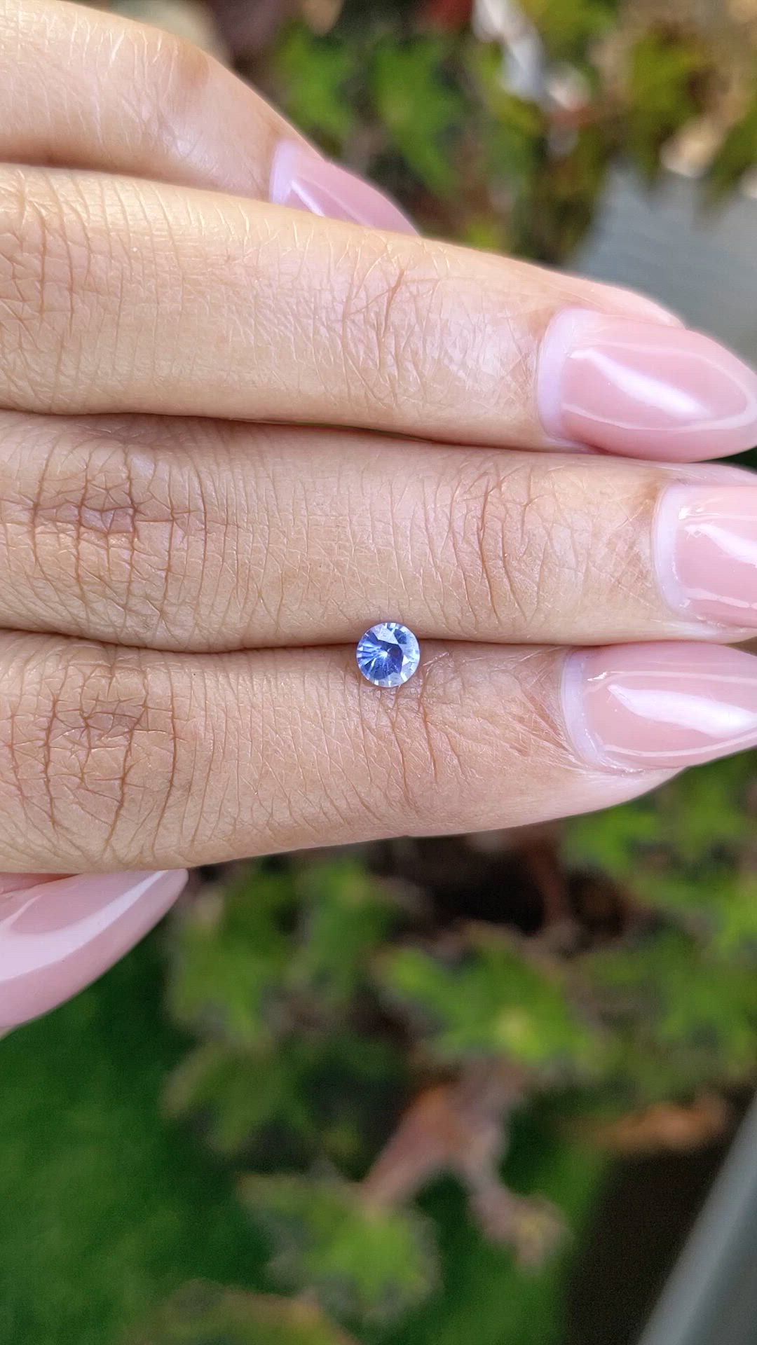 0.37 Ct. Blue Sapphire from Ceylon (Sri Lanka) Size Video