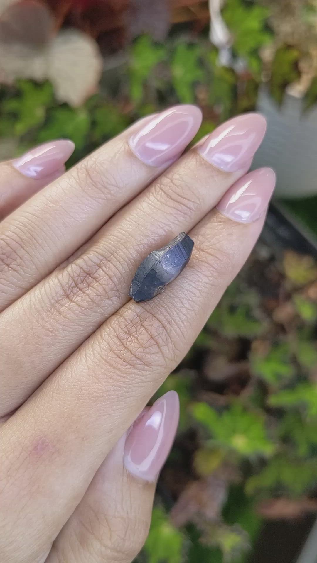 8.13 Ct. Blue Sapphire from Ceylon (Sri Lanka) Size Video