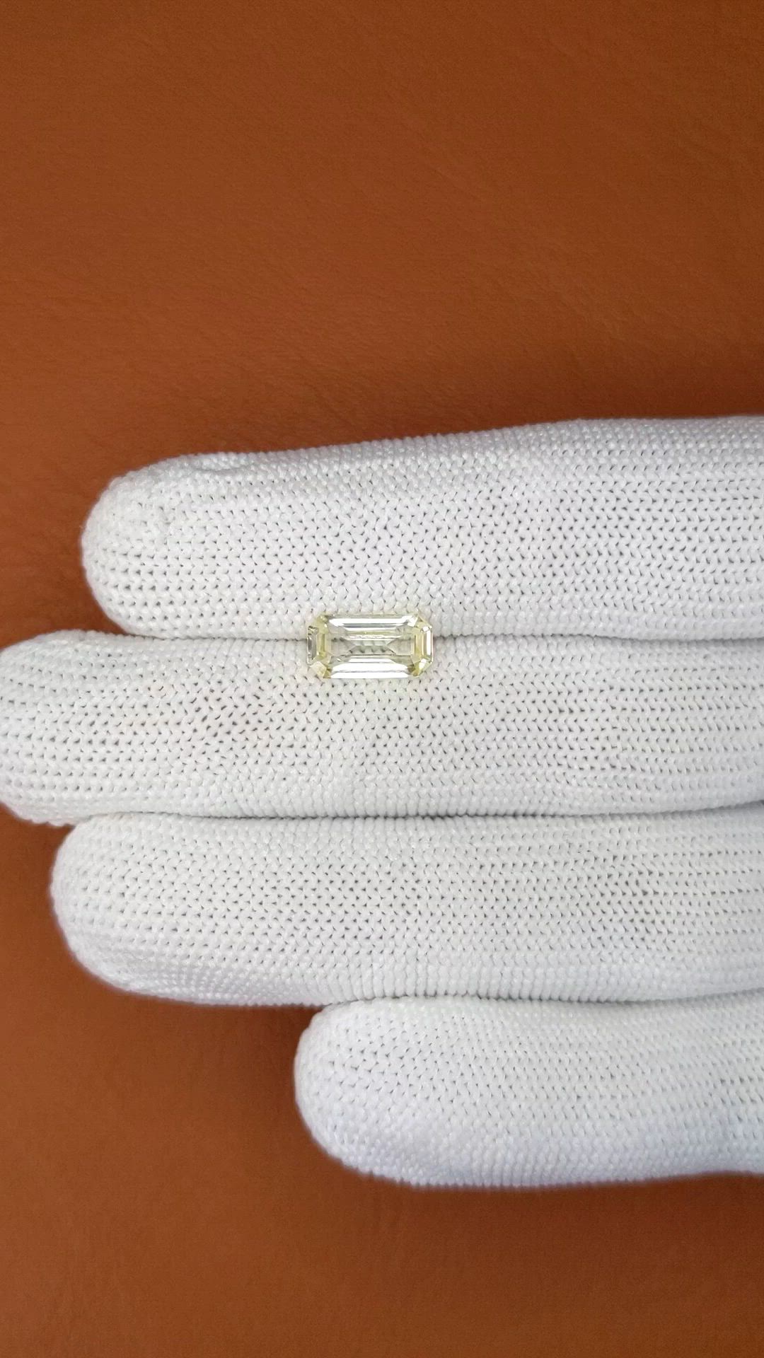 2.44 Ct. Yellow Sapphire from Ceylon (Sri Lanka) Size Video