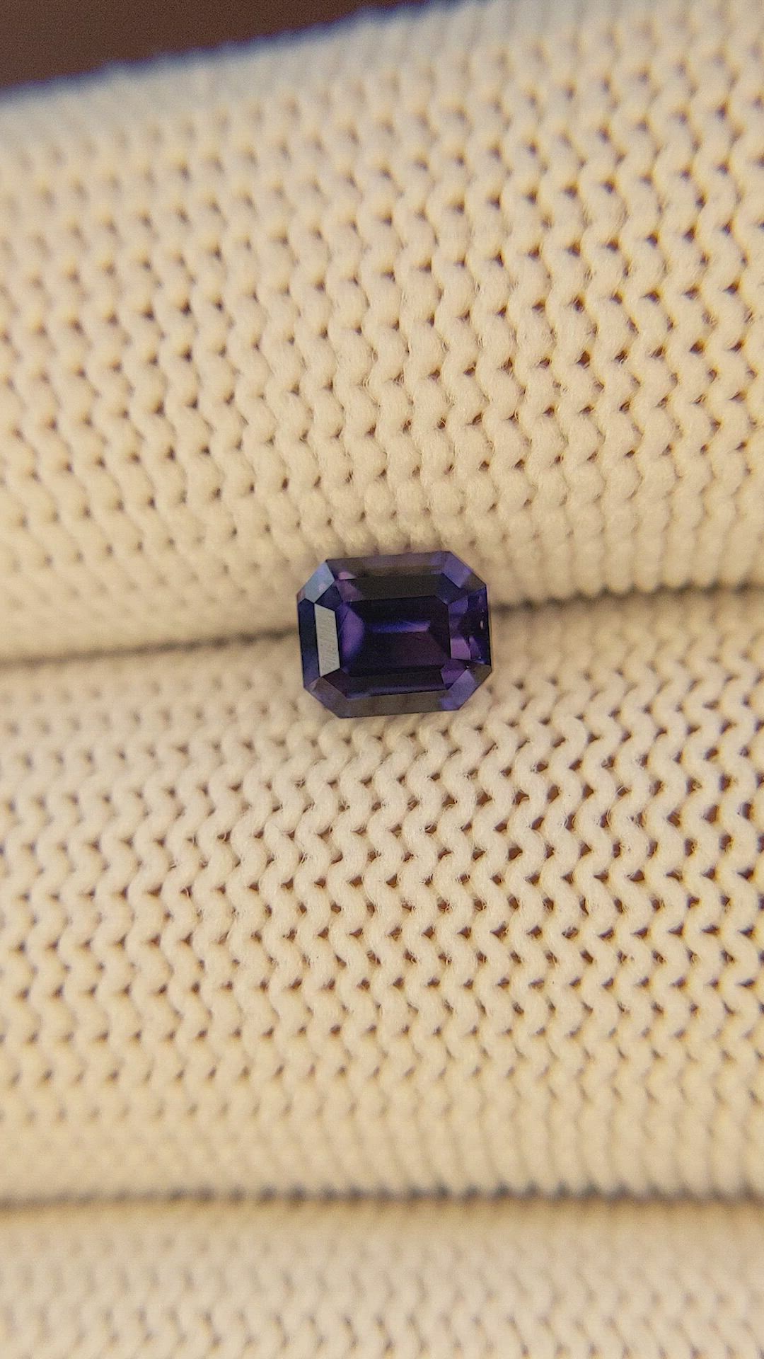 1.08 Ct. Color Change Sapphire from Tanzania Size Video