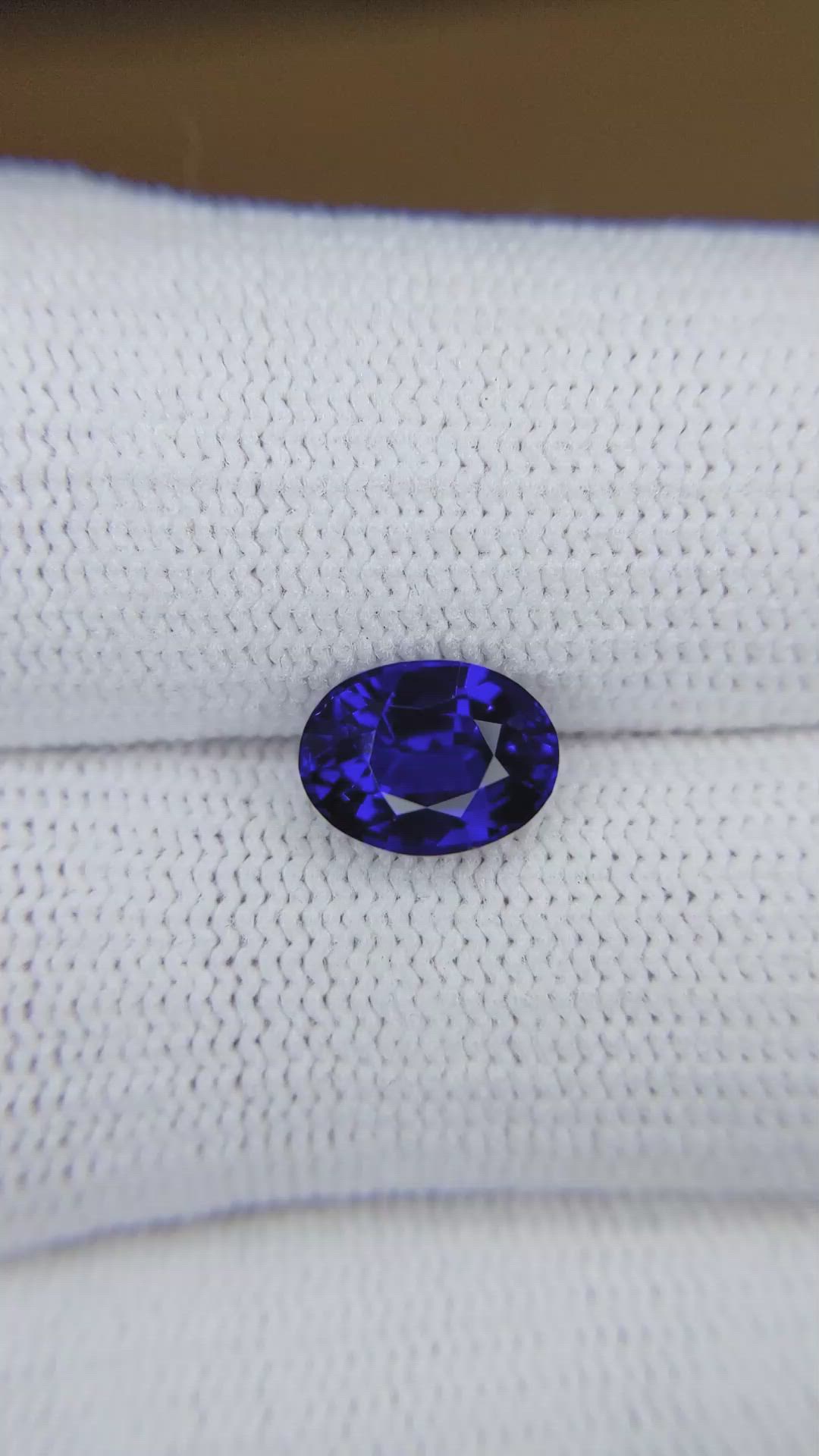 2.60 Ct. Blue Sapphire from Madagascar Size Video