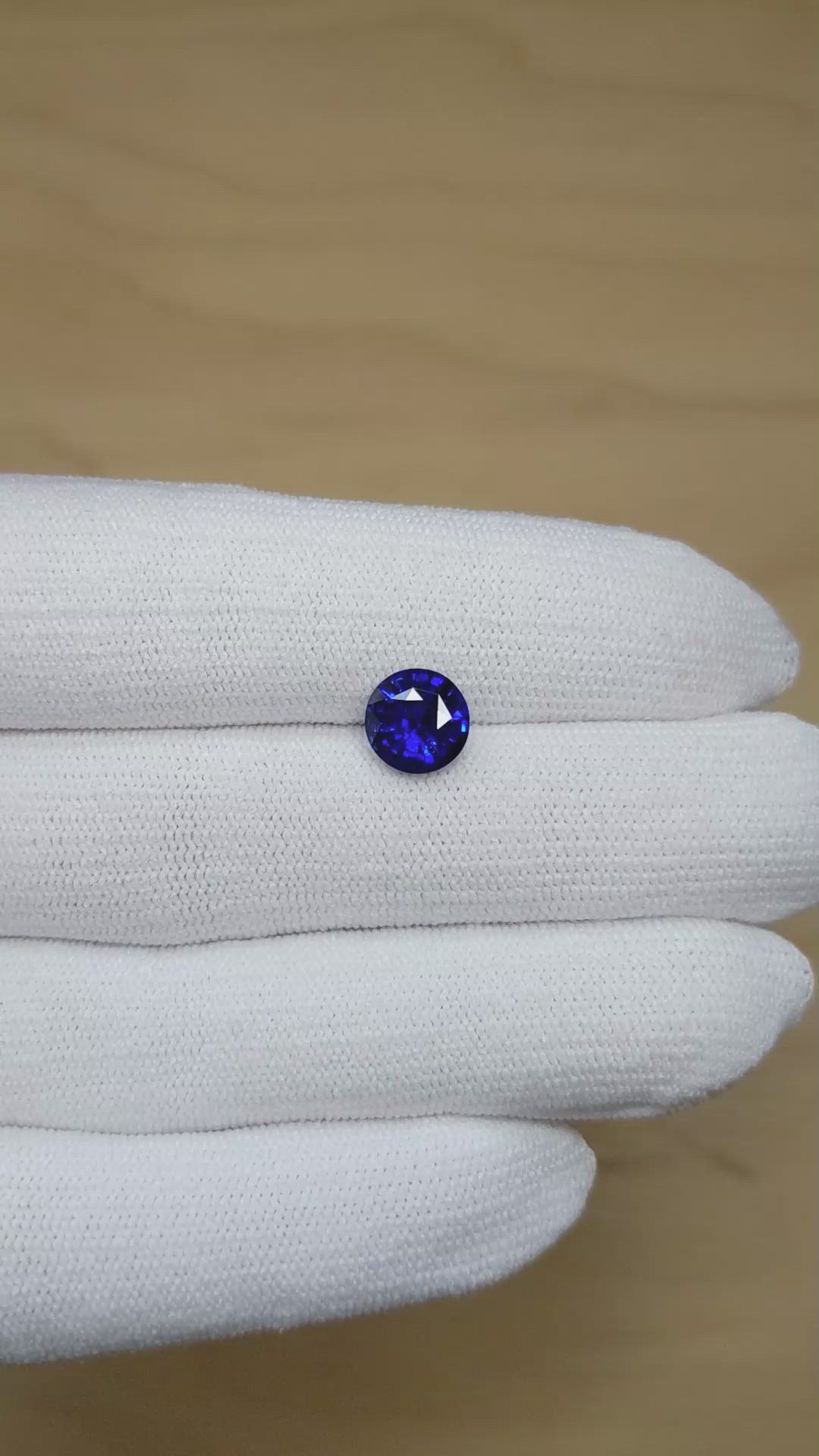 2.69 Ct. Blue Sapphire from Madagascar Size Video
