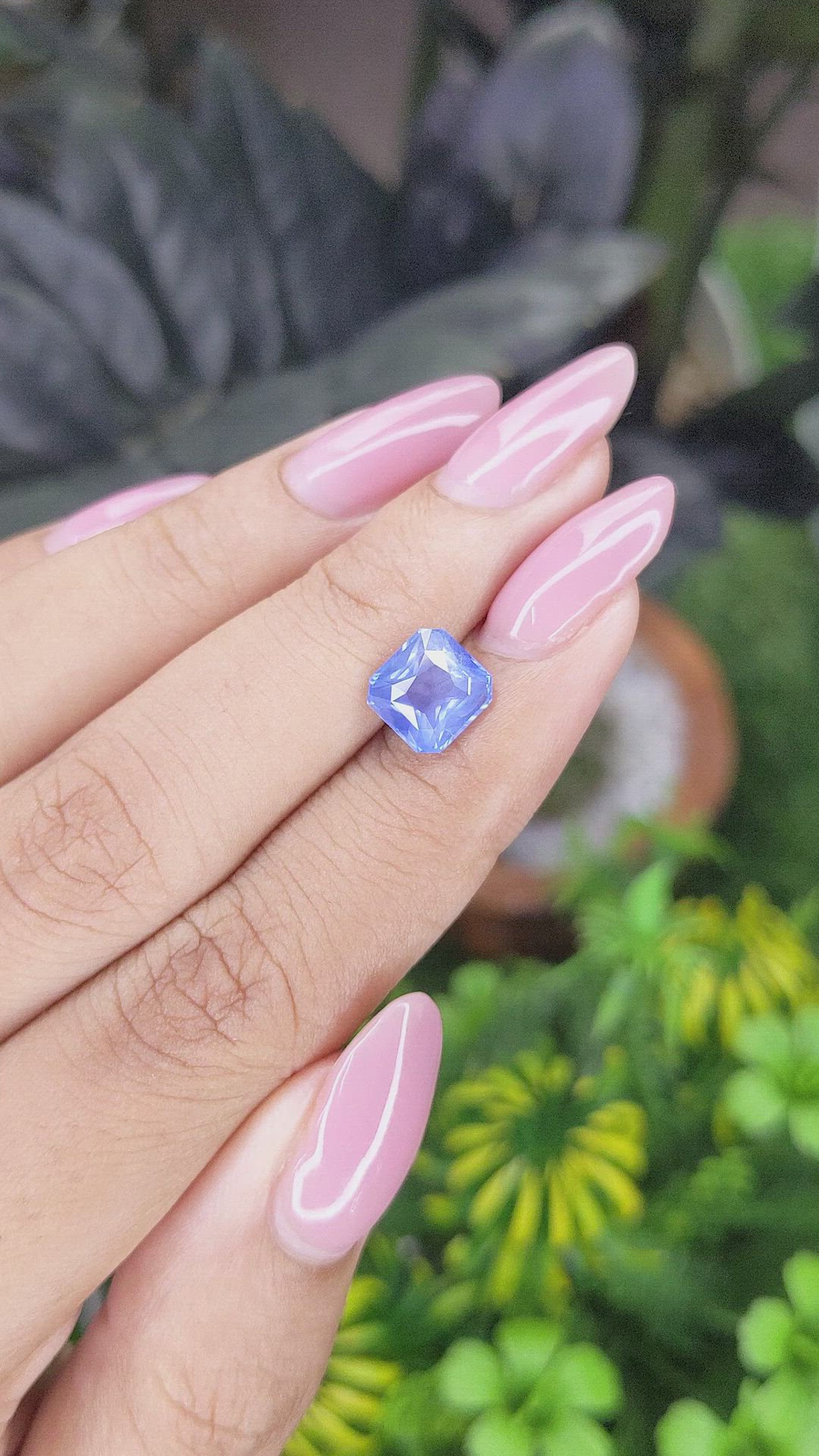 2.56 Ct. Blue Sapphire from Ceylon (Sri Lanka) Size Video