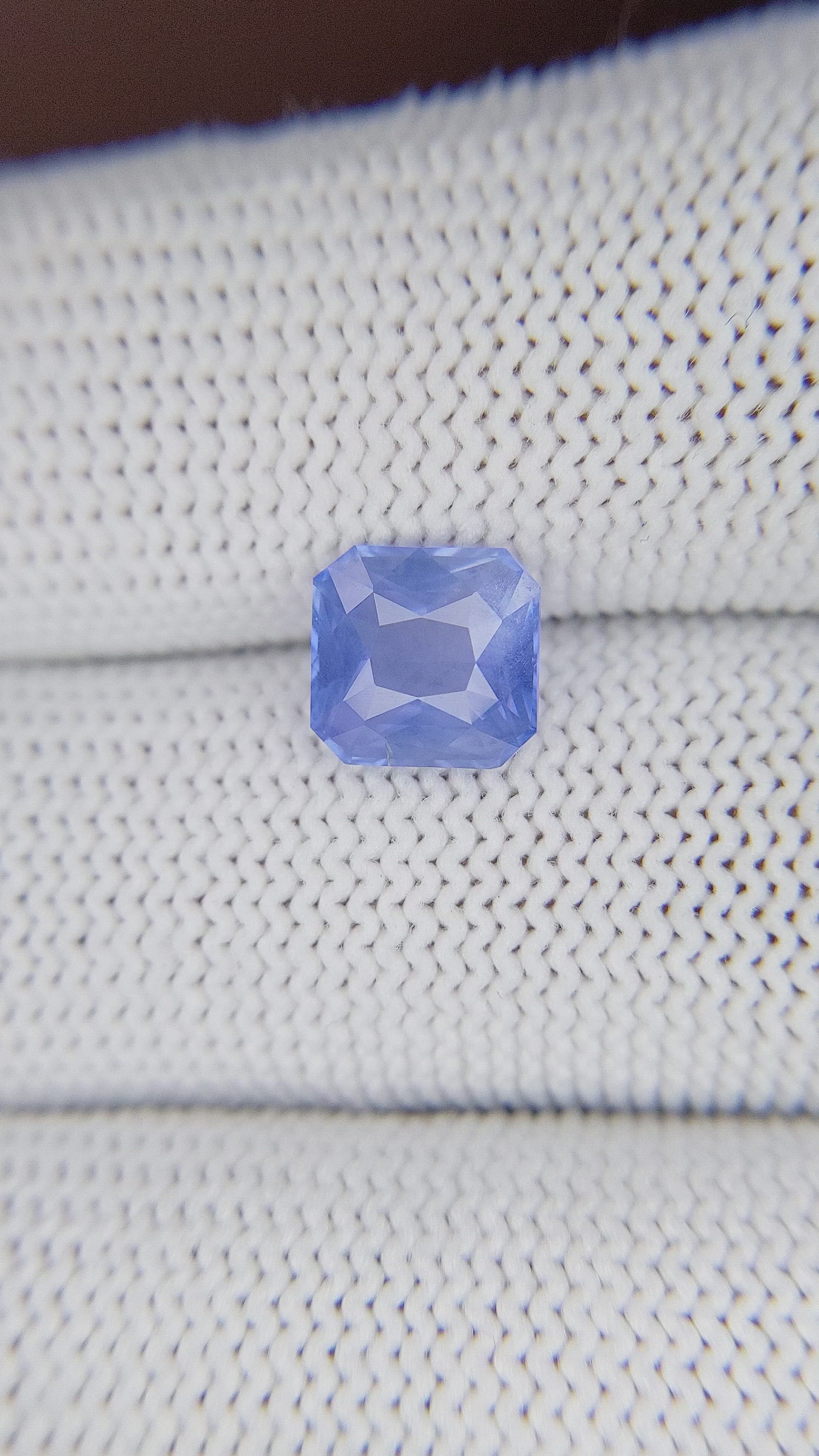 2.56 Ct. Blue Sapphire from Ceylon (Sri Lanka) Size Video