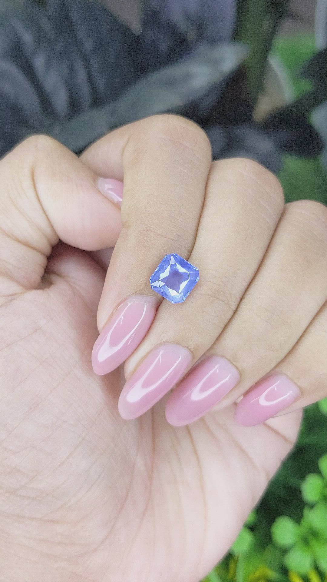 2.56 Ct. Blue Sapphire from Ceylon (Sri Lanka) Size Video