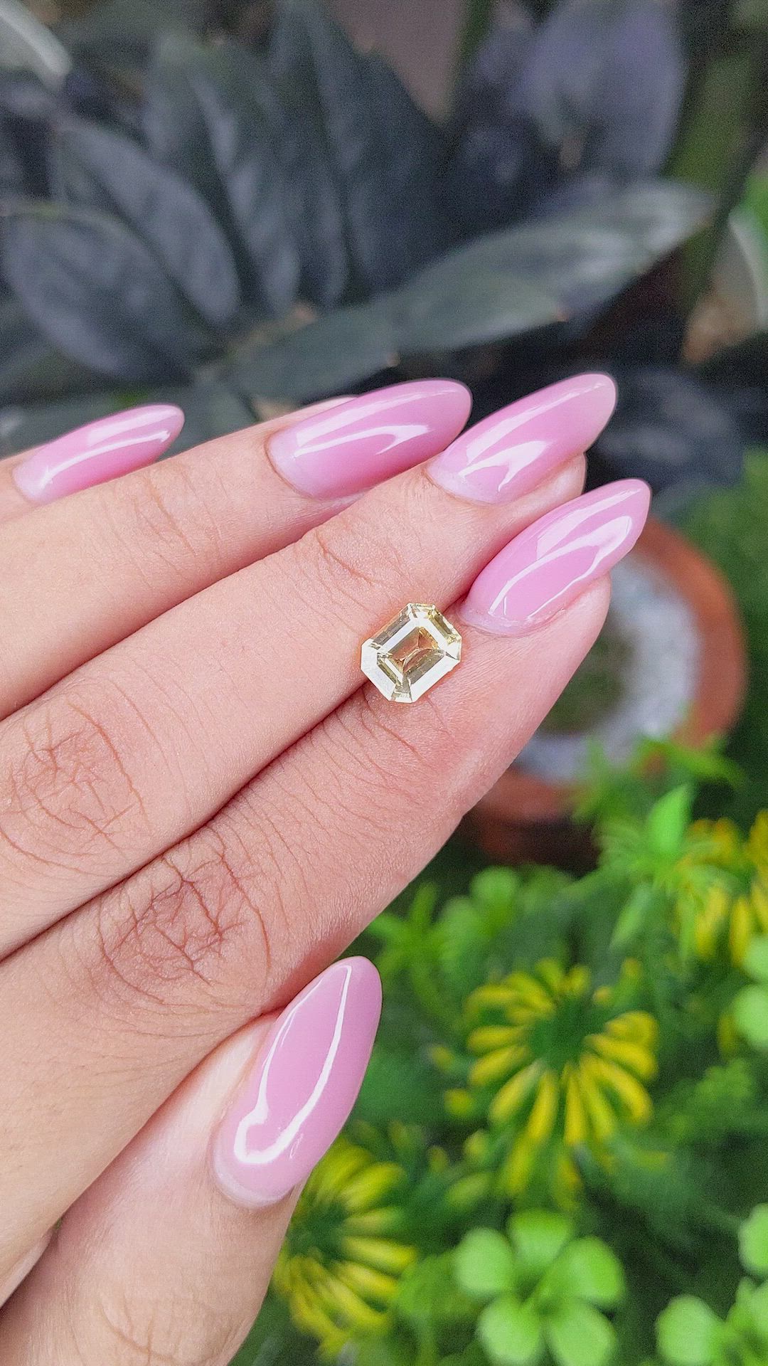 1.58 Ct. Yellow Sapphire from Ceylon (Sri Lanka) Size Video