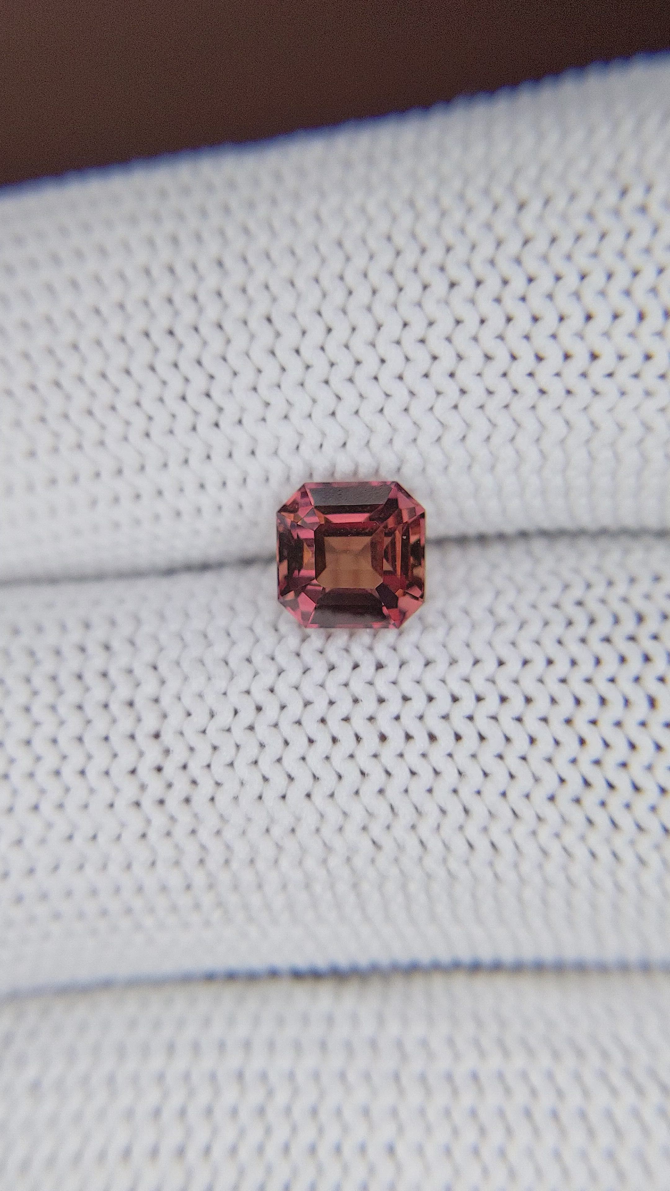 1.52 Ct. Pinkish Brown Sapphire from Madagascar Size Video