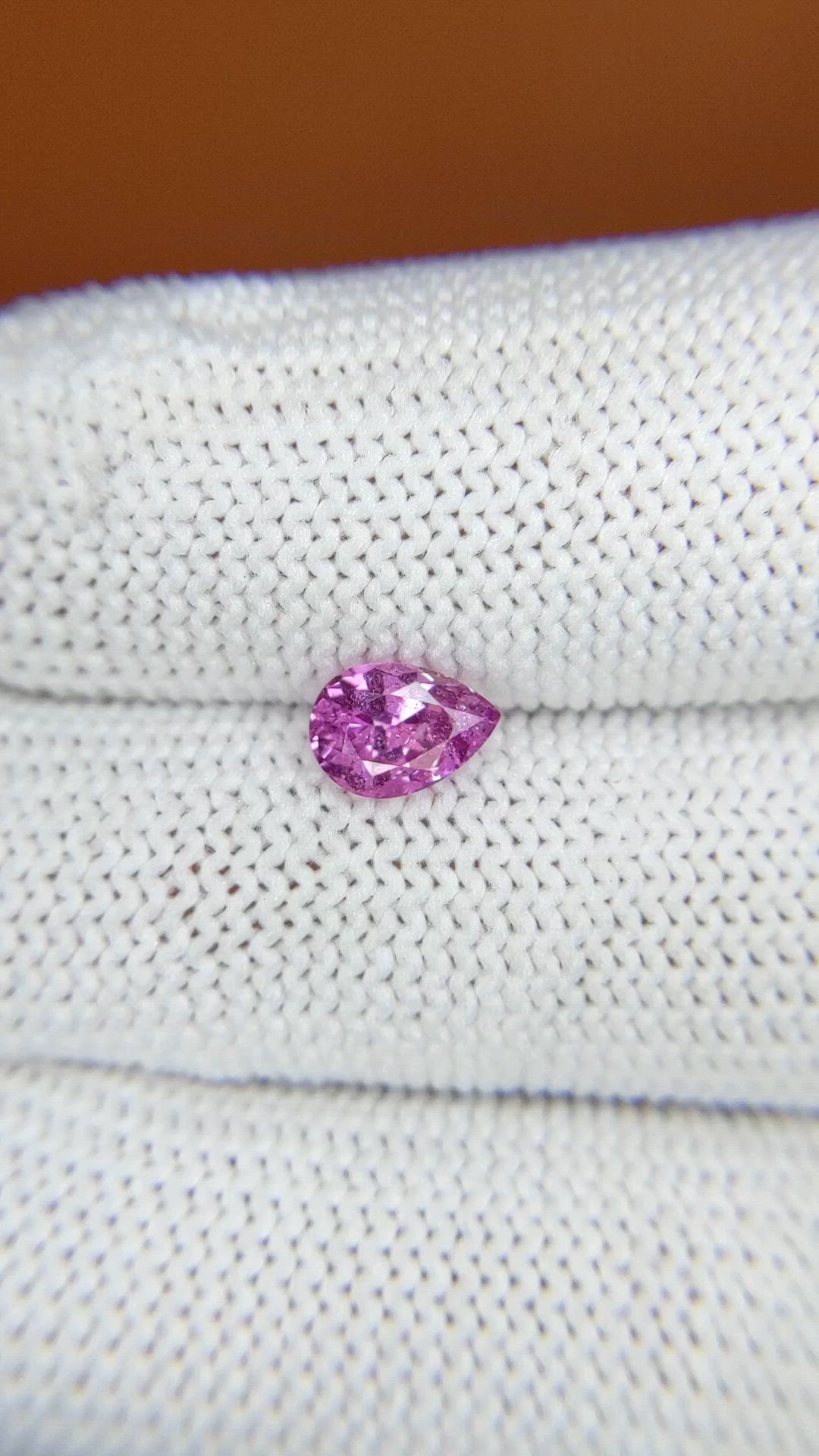 0.89 Ct. Pink Sapphire from Ceylon (Sri Lanka) Size Video