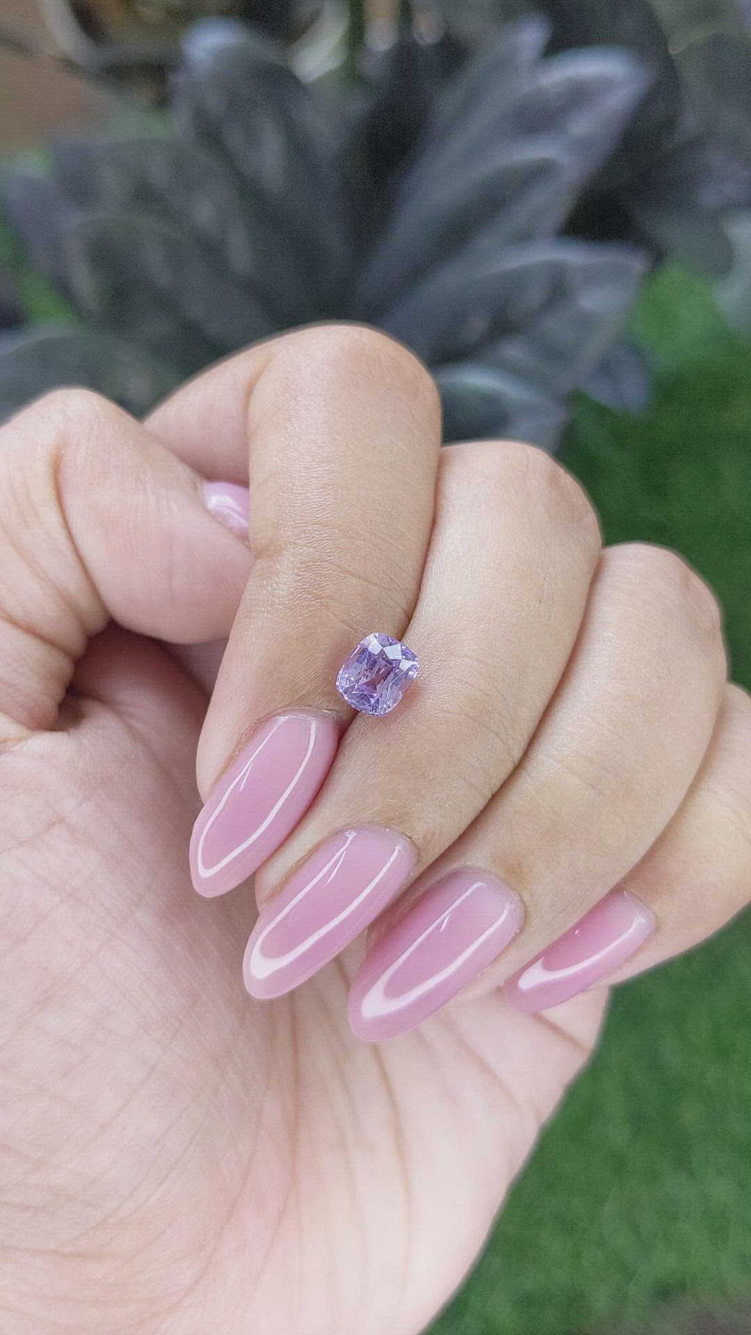 1.45 Ct. Purple Sapphire from Madagascar Size Video