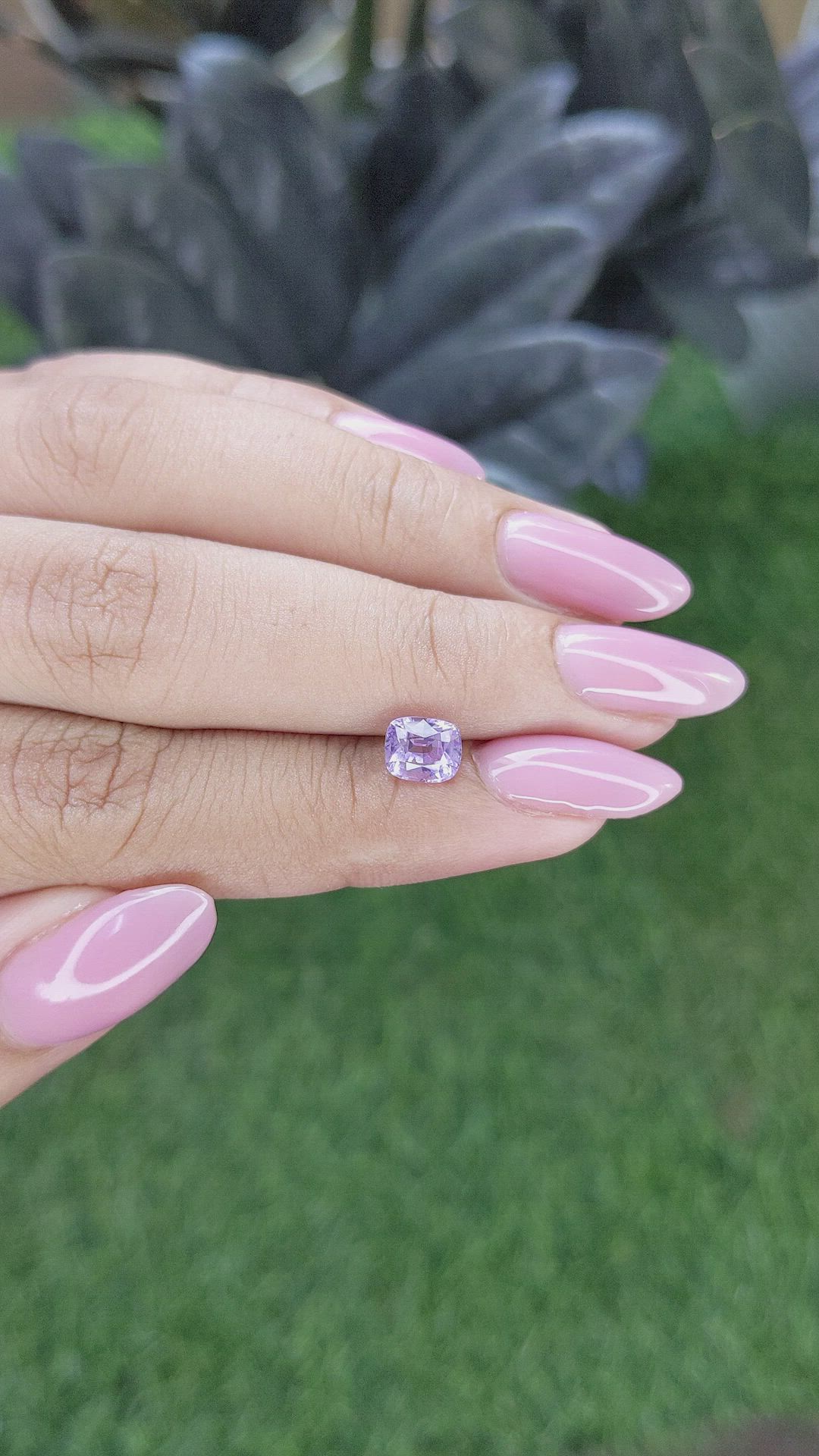1.45 Ct. Purple Sapphire from Madagascar Size Video