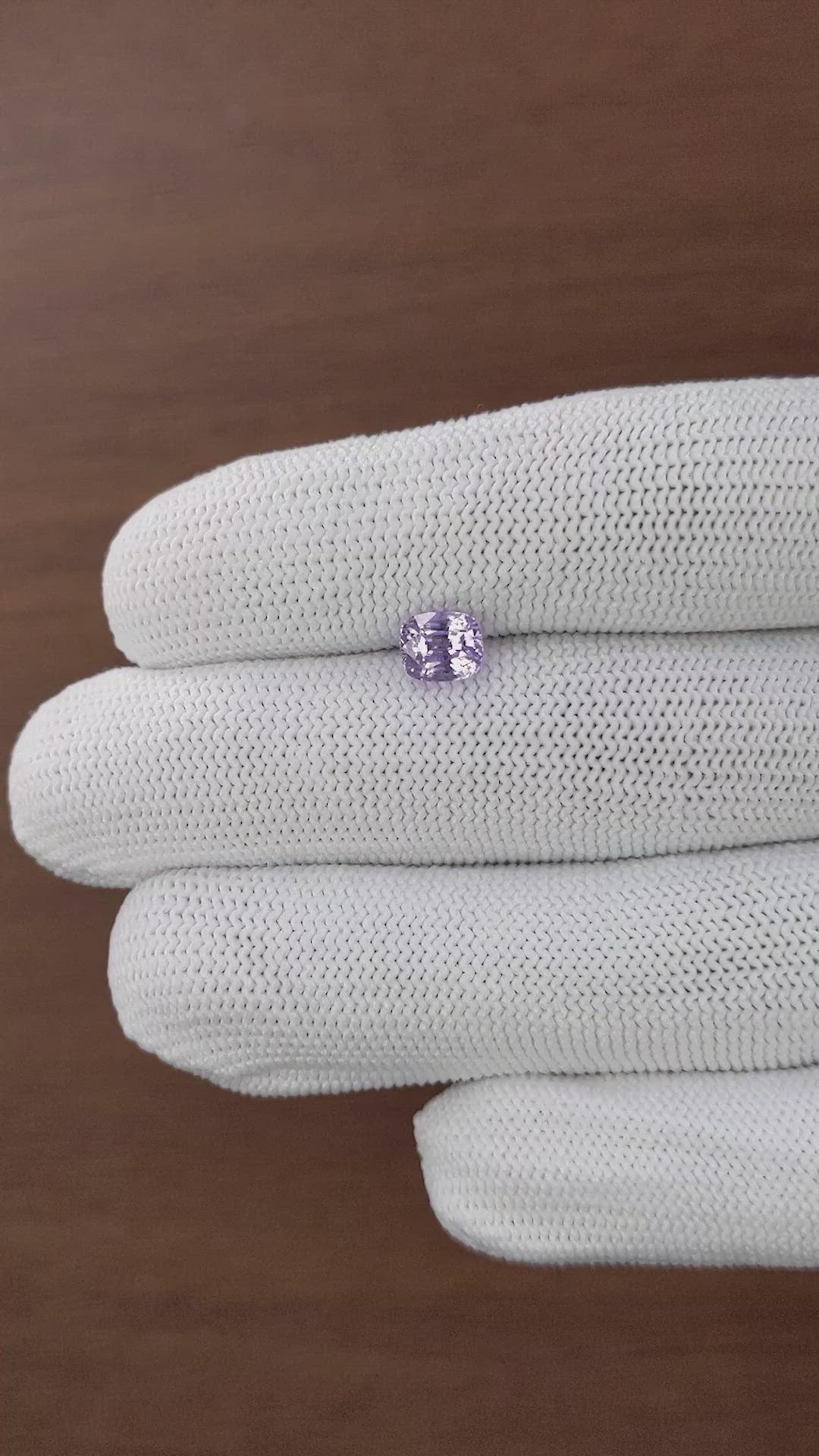 1.45 Ct. Purple Sapphire from Madagascar Size Video