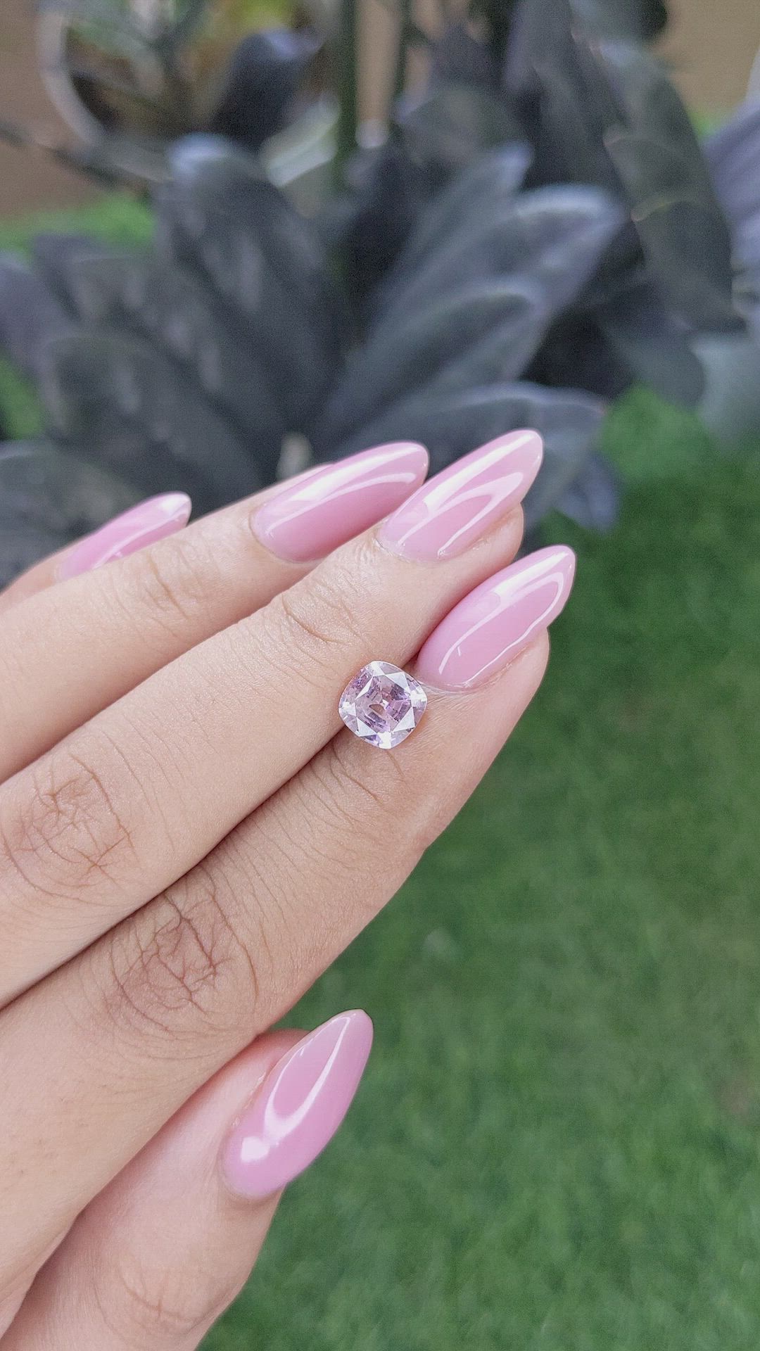 1.58 Ct. Pink Sapphire from Ceylon (Sri Lanka) Size Video