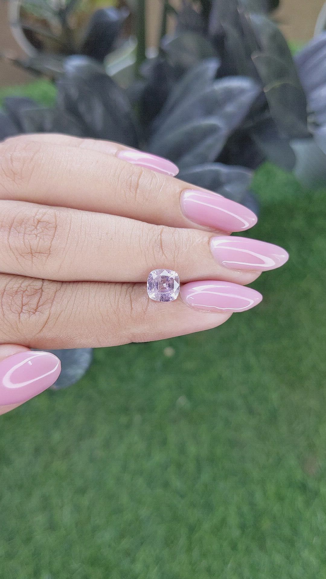 1.58 Ct. Pink Sapphire from Ceylon (Sri Lanka) Size Video