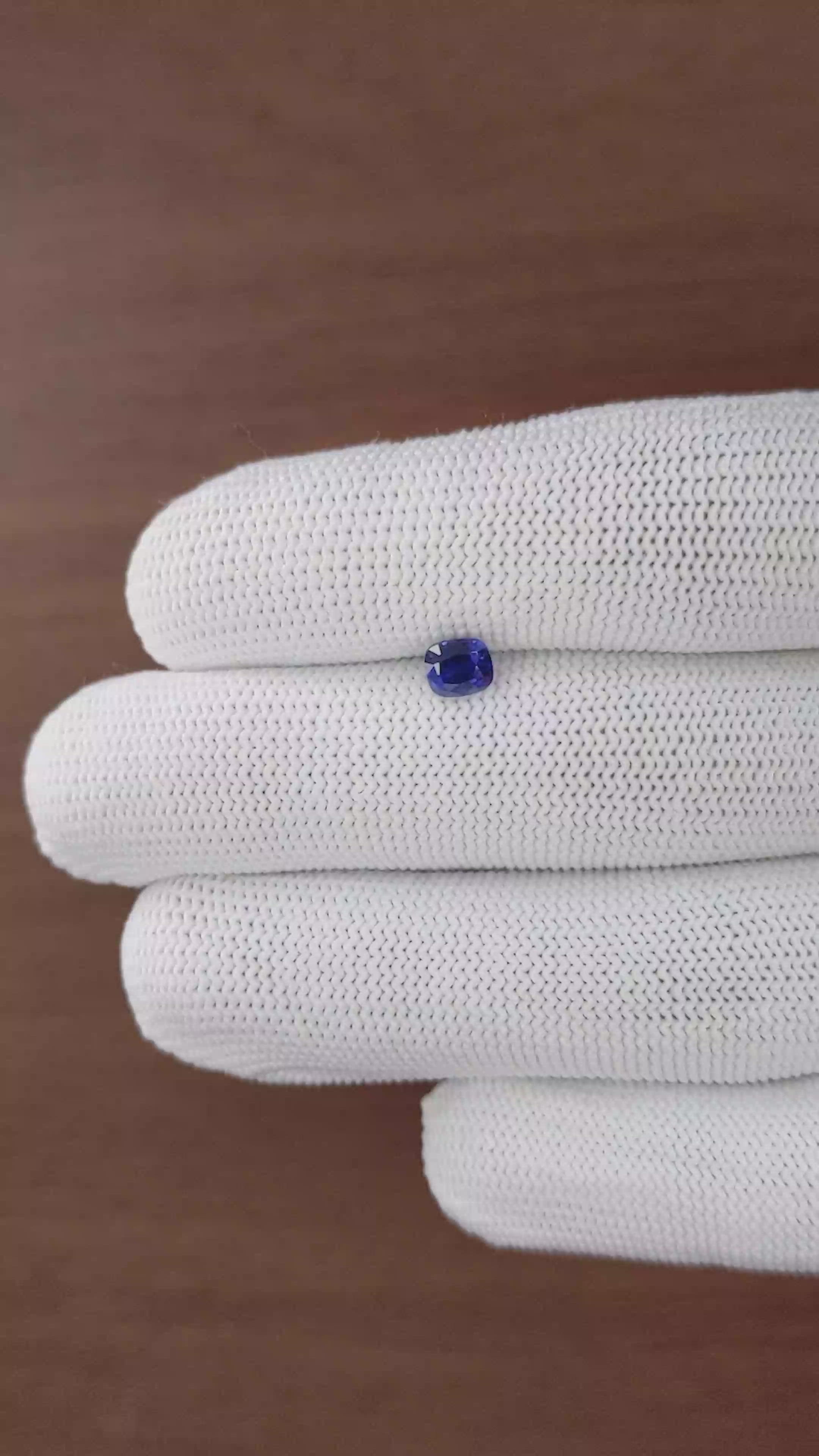 1.02 Ct. Blue Sapphire from Tanzania Size Video