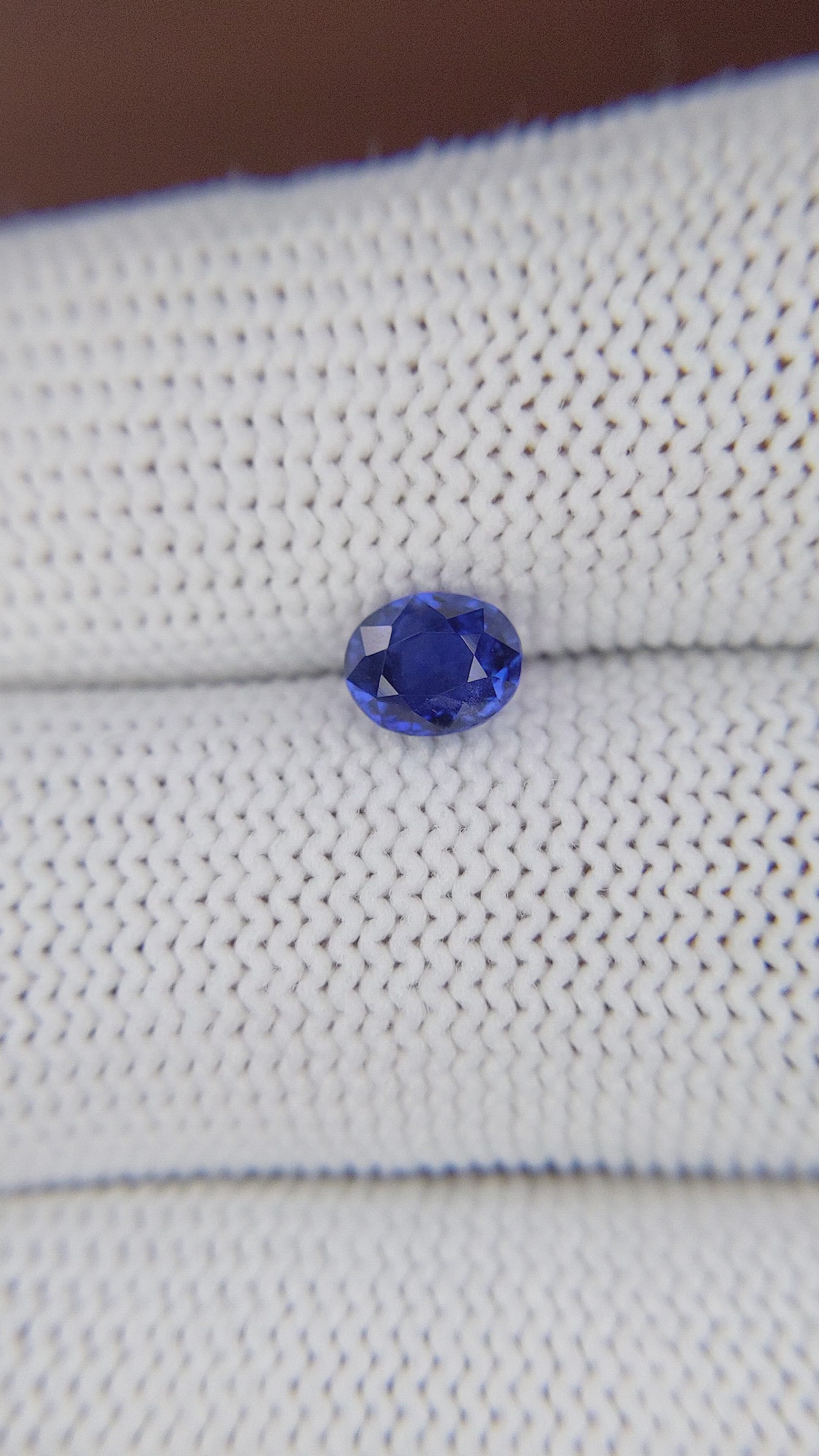 1.08 Ct. Blue Sapphire from Tanzania Size Video