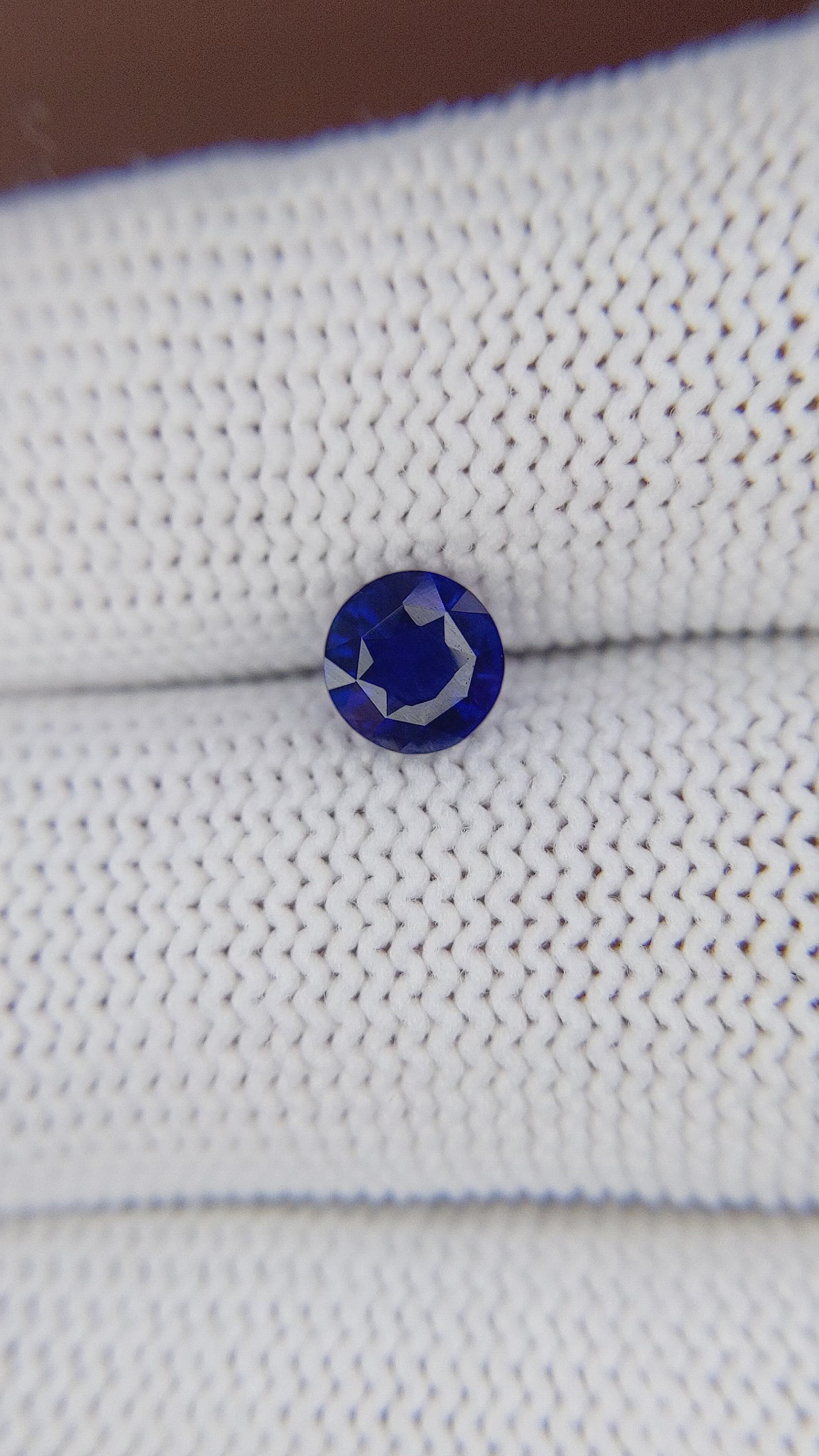 1.14 Ct. Blue Sapphire from Tanzania Size Video