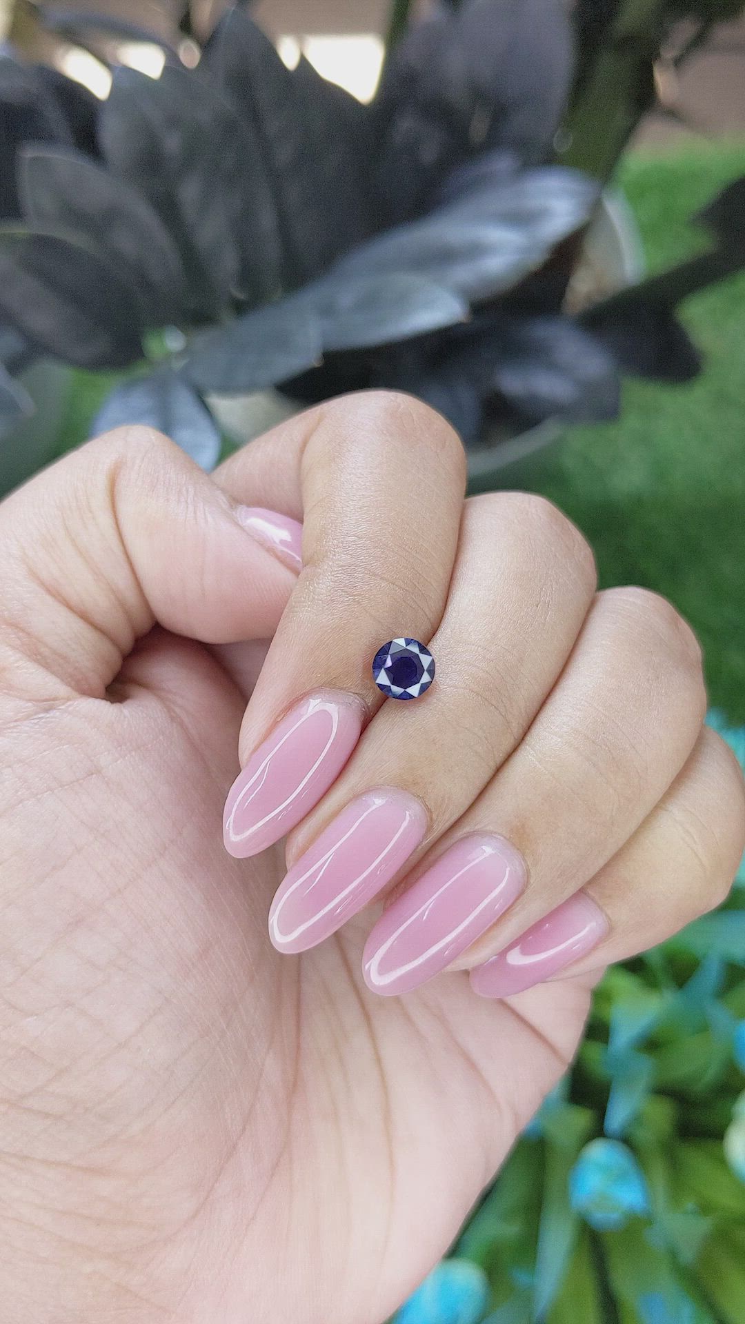 1.14 Ct. Blue Sapphire from Tanzania Size Video
