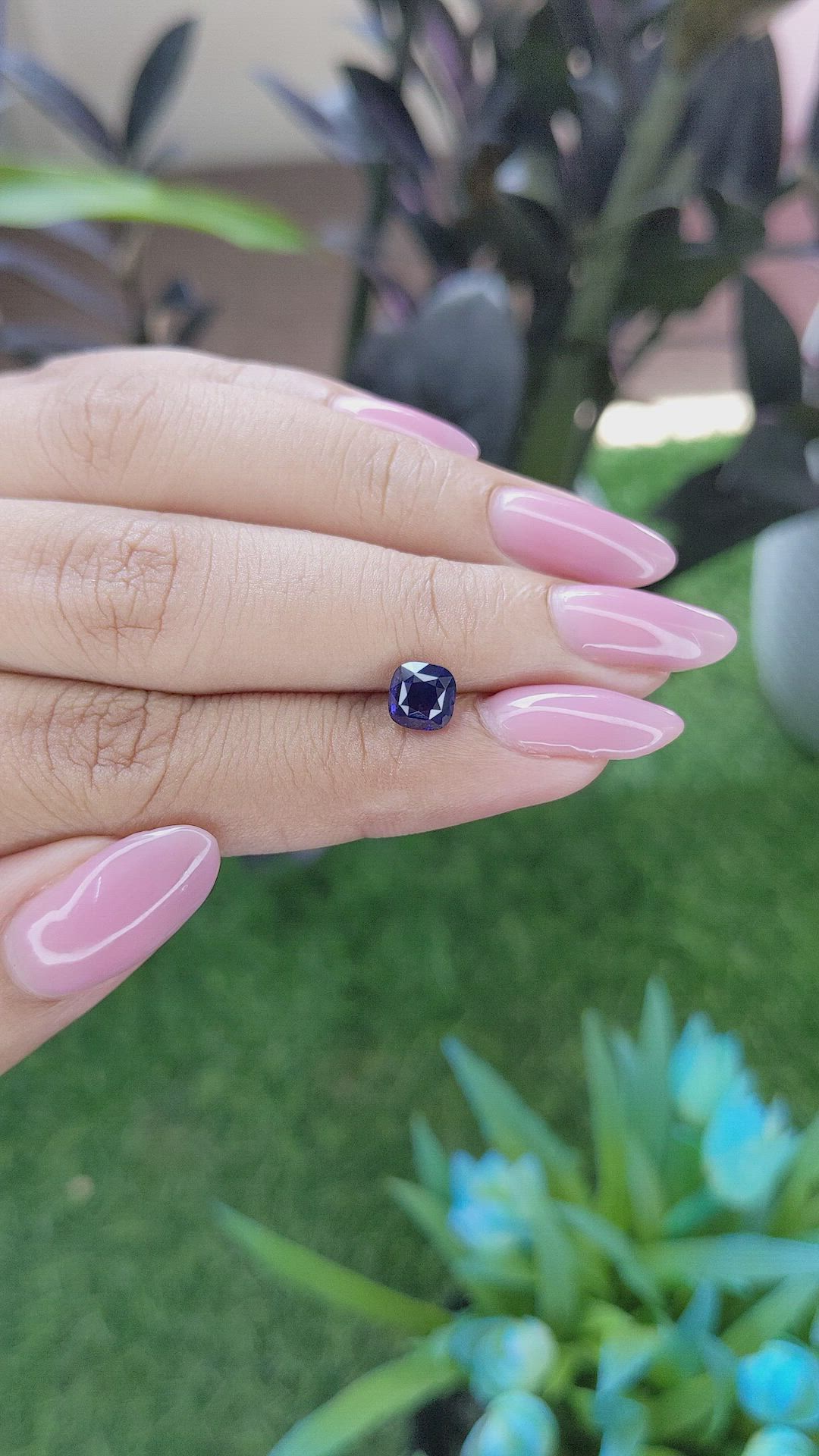 1.34 Ct. Blue Sapphire from Tanzania Size Video