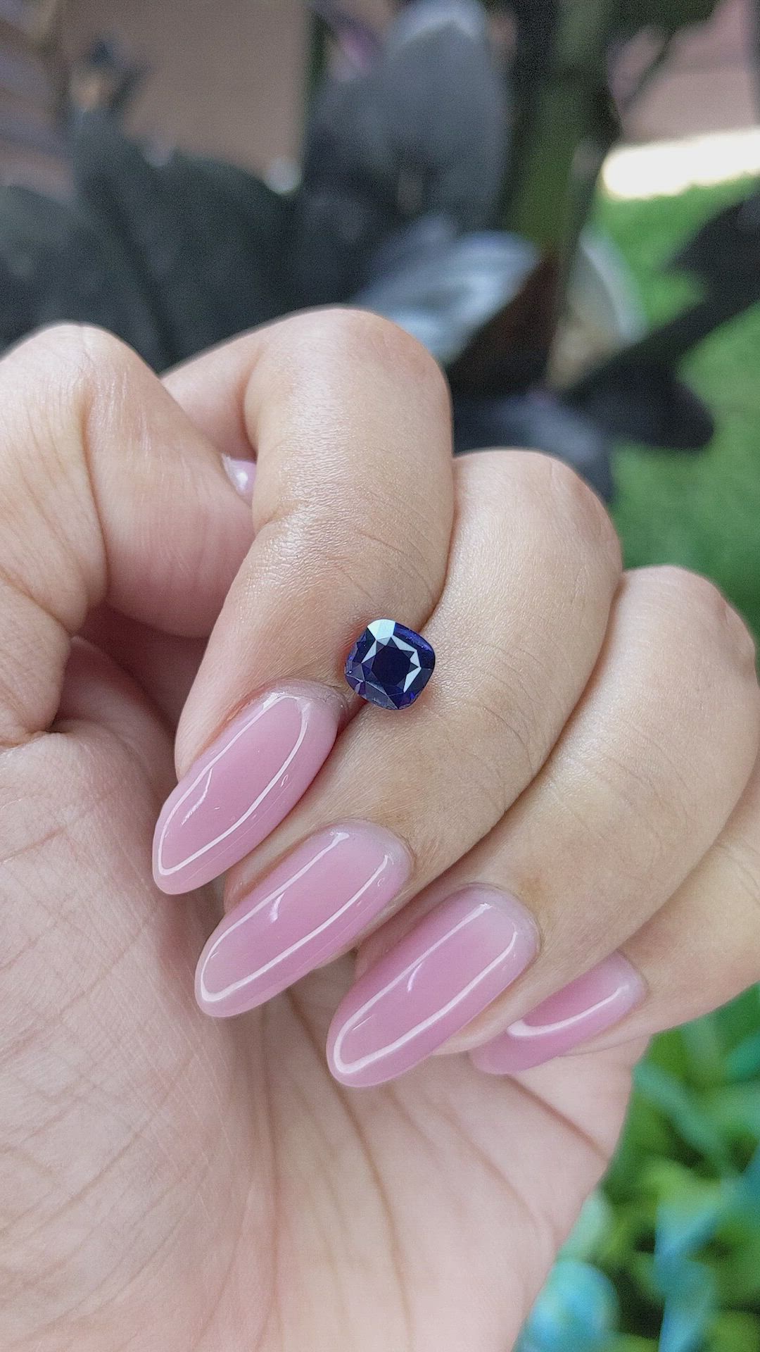 1.34 Ct. Blue Sapphire from Tanzania Size Video